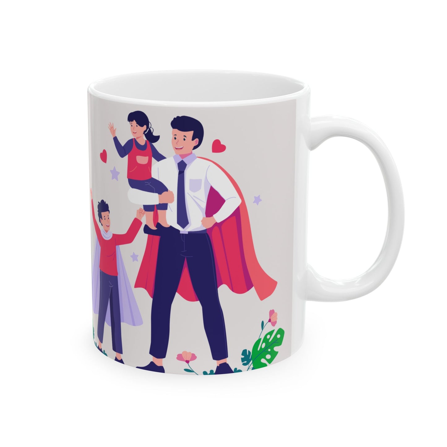 Happy Father's Day Ceramic Mug - Perfect Gift for Dad - 12897