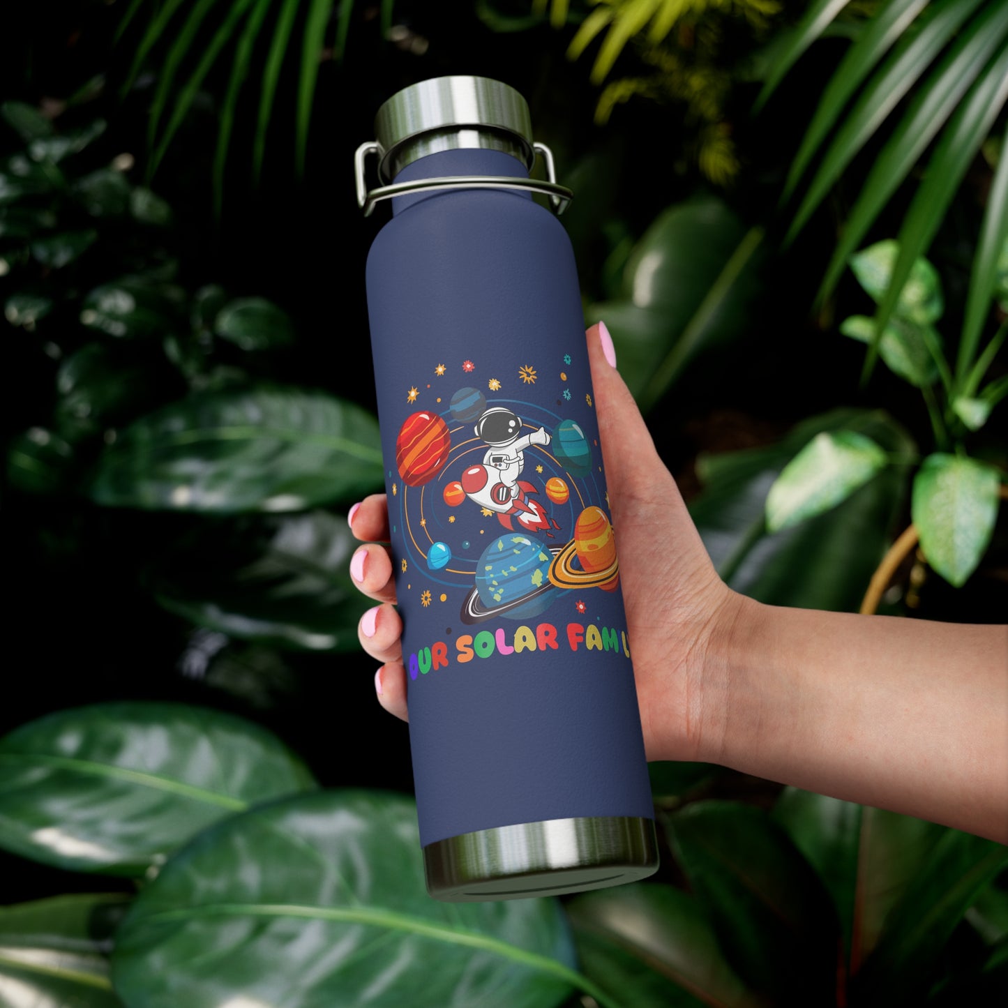 Our Solar Family! - Copper Vacuum Insulated Bottle, 22oz