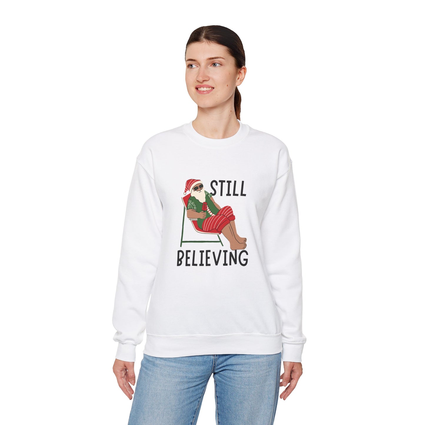 Santa, Still Believing - Unisex Heavy Blend™ Crewneck Sweatshirt