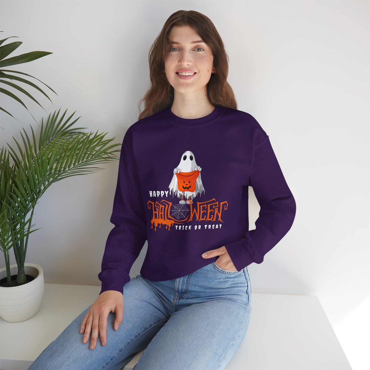 Happy Halloween - Unisex Heavy Blend™ Crewneck Sweatshirt