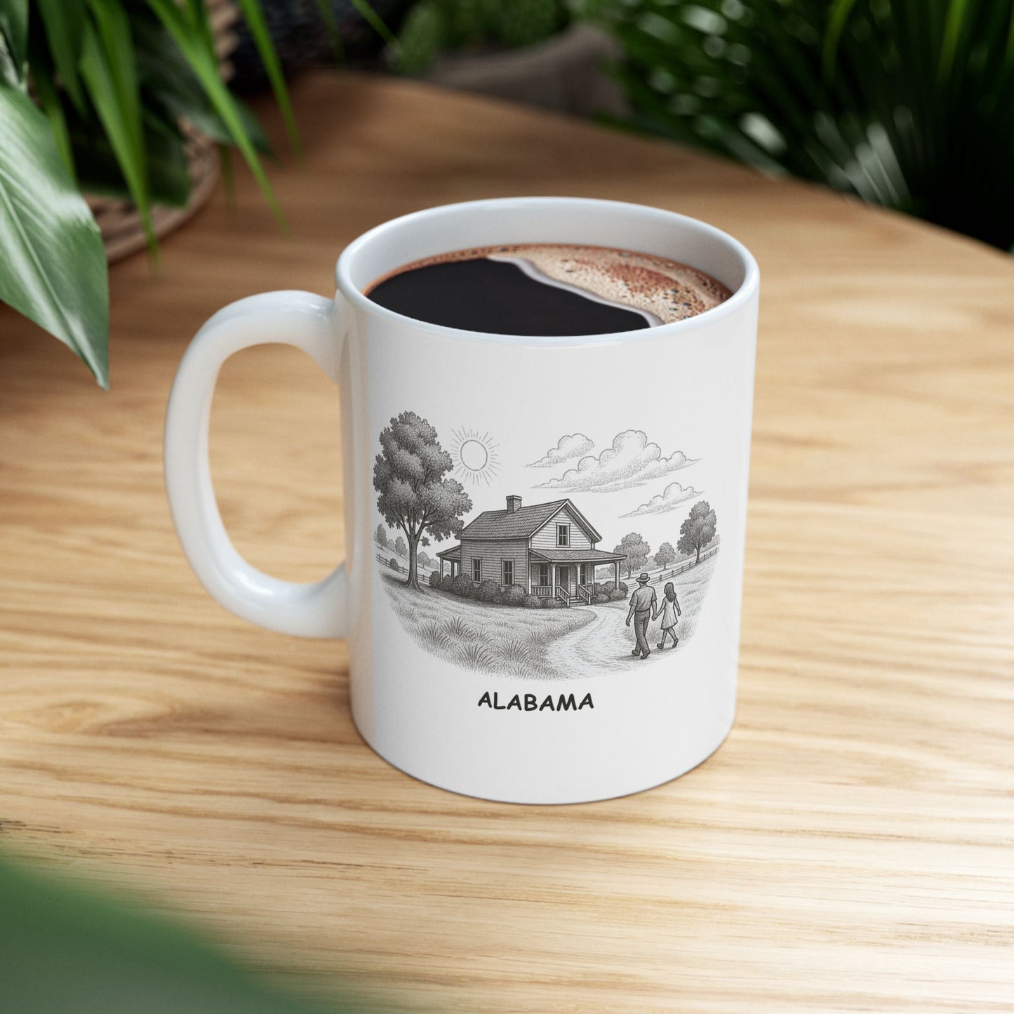 "There’s no place like Alabama... especially when the weather's nice." Ceramic Mug - 11oz & 15oz - 12804