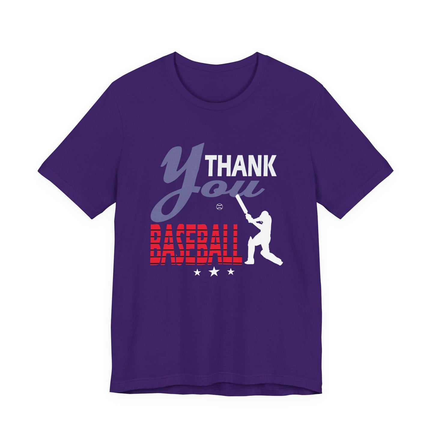 Thank You Baseball - Unisex Jersey Short Sleeve Tee - 13906
