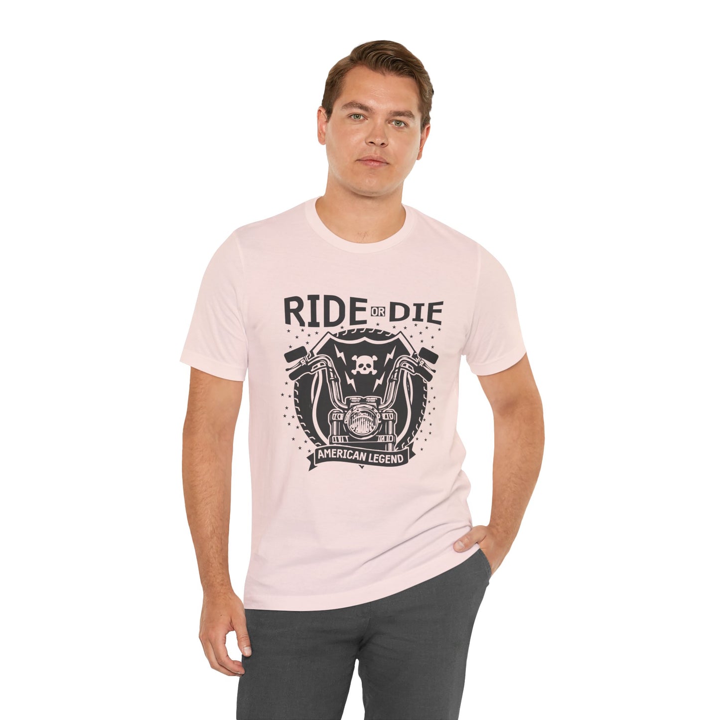 Ride or Die, American Legend - Unisex Jersey Short Sleeve Tee - 13261
