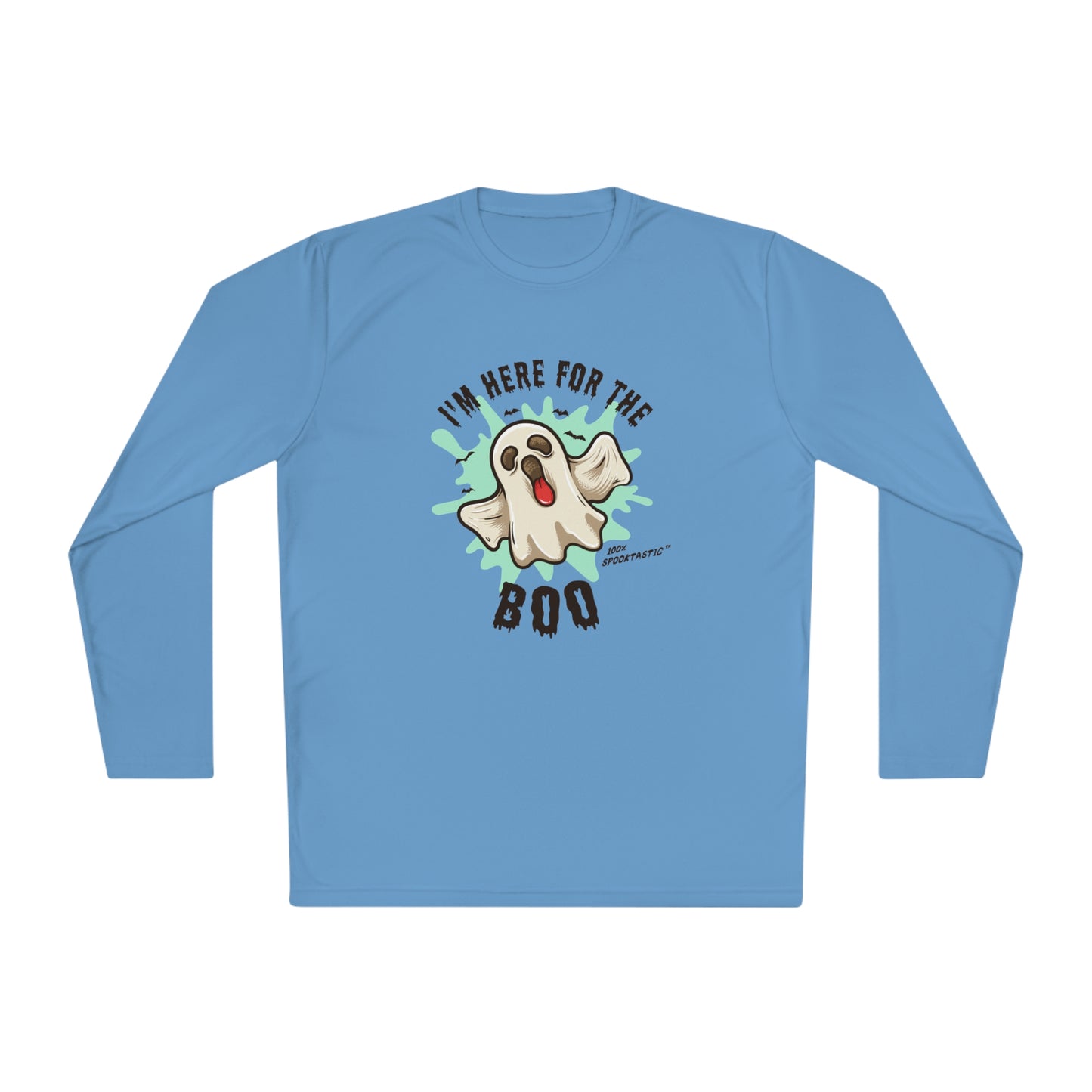 I am Here For The Boo - Unisex Lightweight Long Sleeve Tee