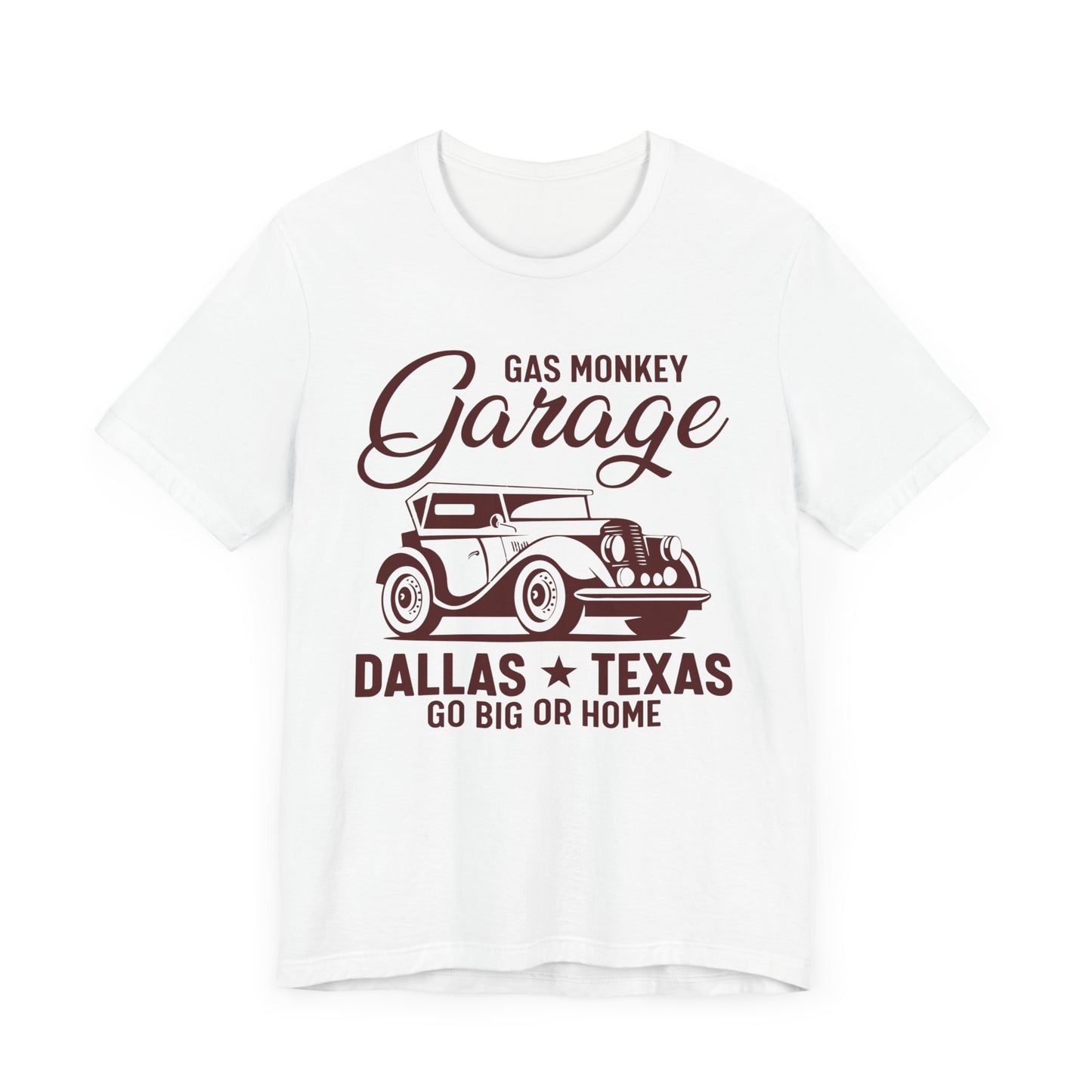 Gas Monkey Garage, Go Big or Home - Unisex Jersey Short Sleeve Tee - 13034