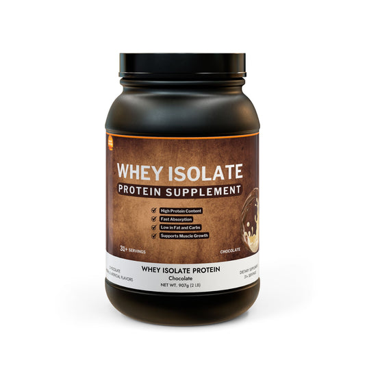 Whey Isolate Protein Supplement (907g, 2lb)