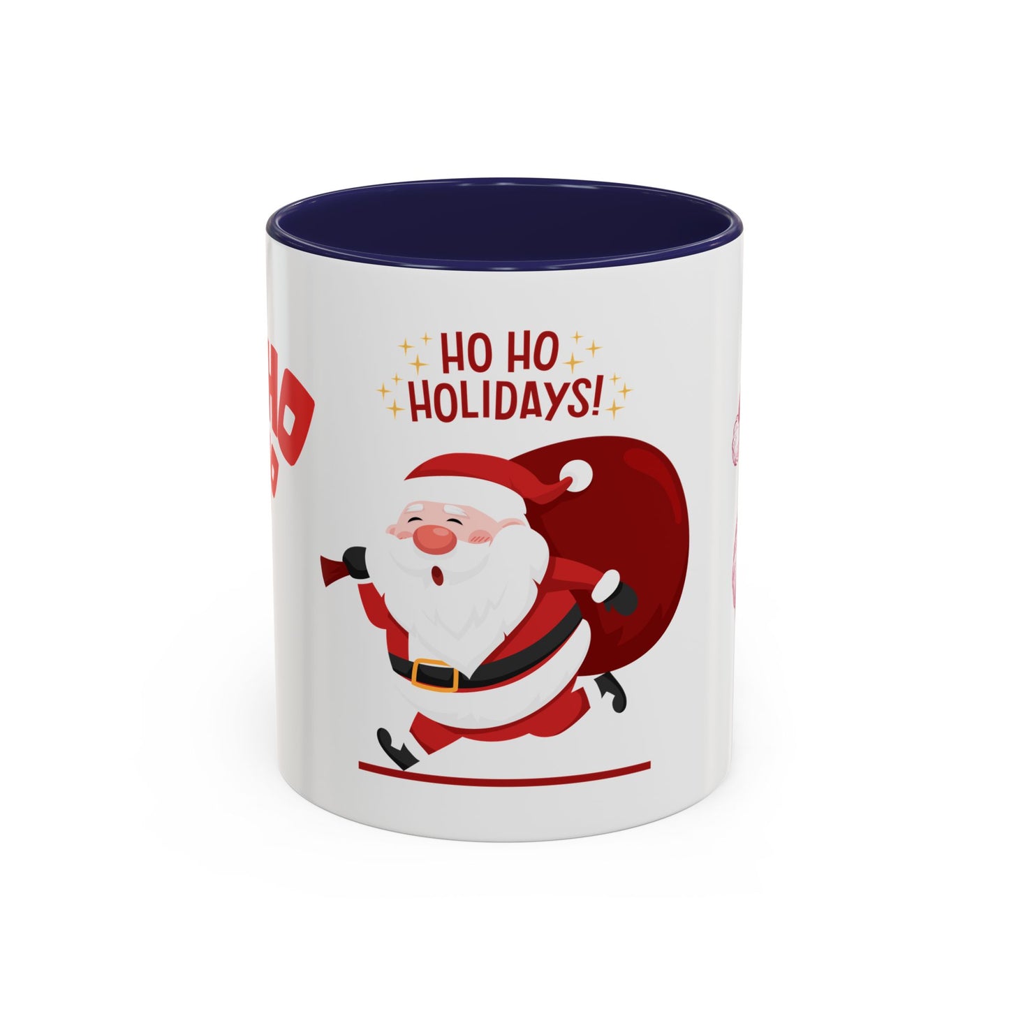 Santa, Ho Ho Holidays  - Accent Coffee Mug (11, 15oz)