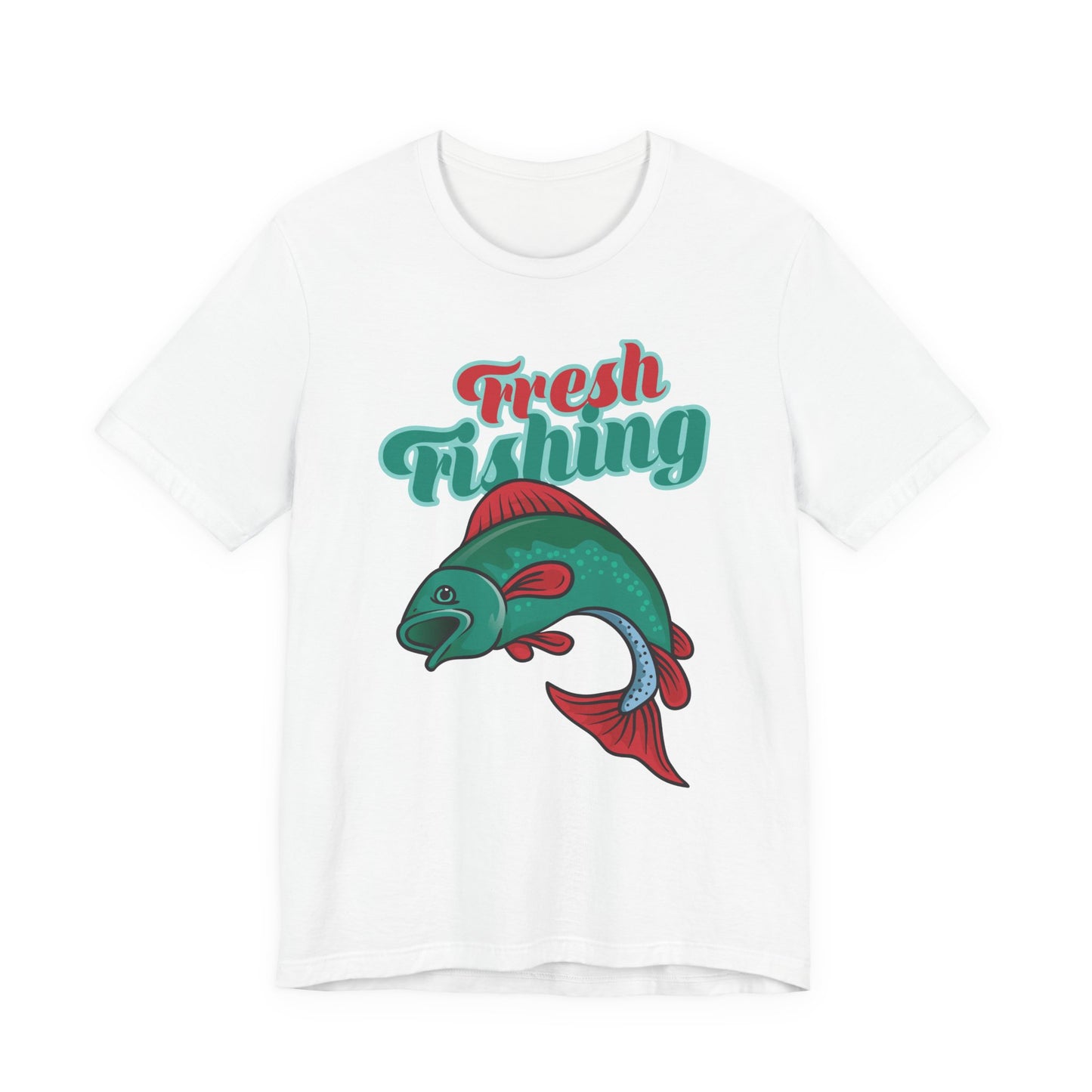 Fishing:  Fresh Fishing - Unisex Jersey Short Sleeve Tee - 13935