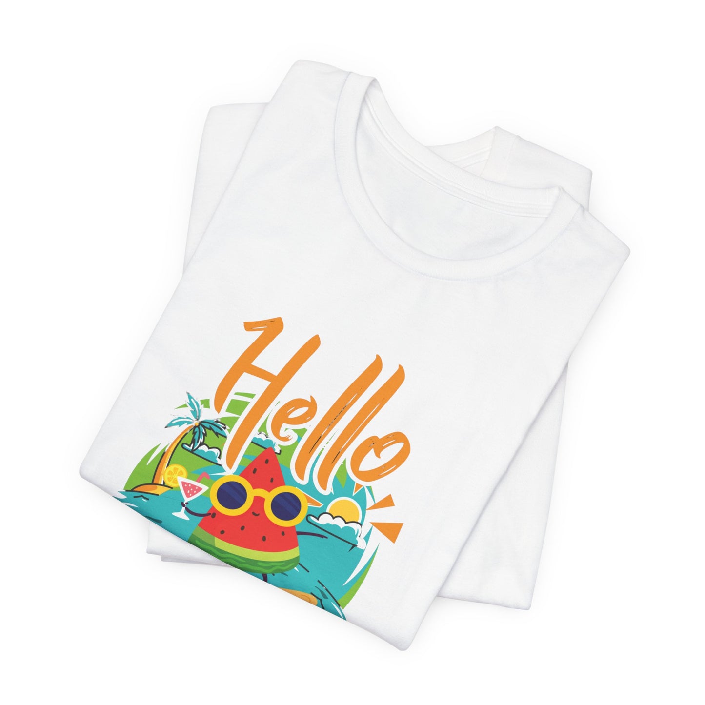 Hello Summer - Unisex Jersey Short Sleeve Tee