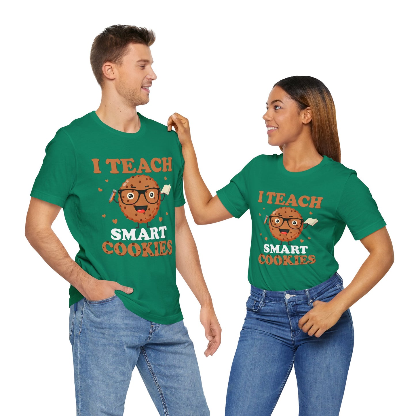 Teacher: I Teach Smart Cookies - Unisex Jersey Short Sleeve Tee - 13480