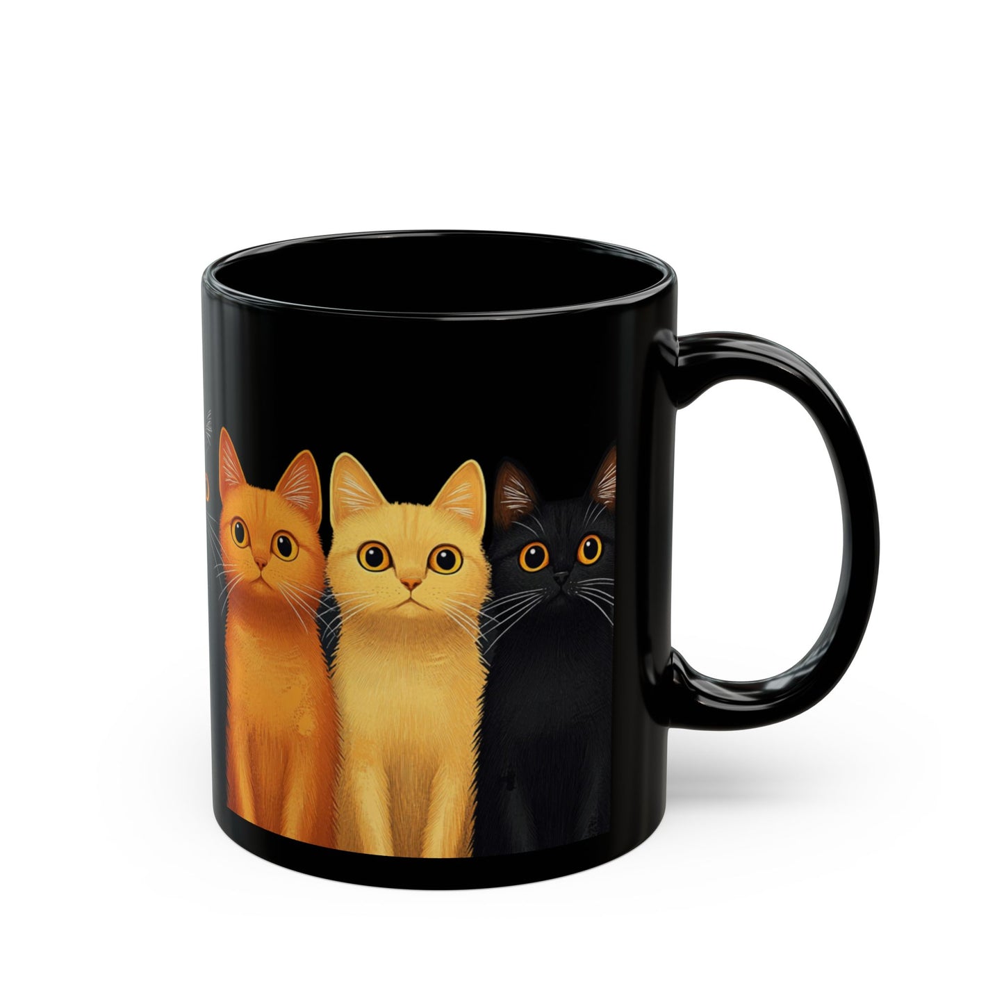 Cute Cats - Black Mug (11oz, 15oz) - 11195