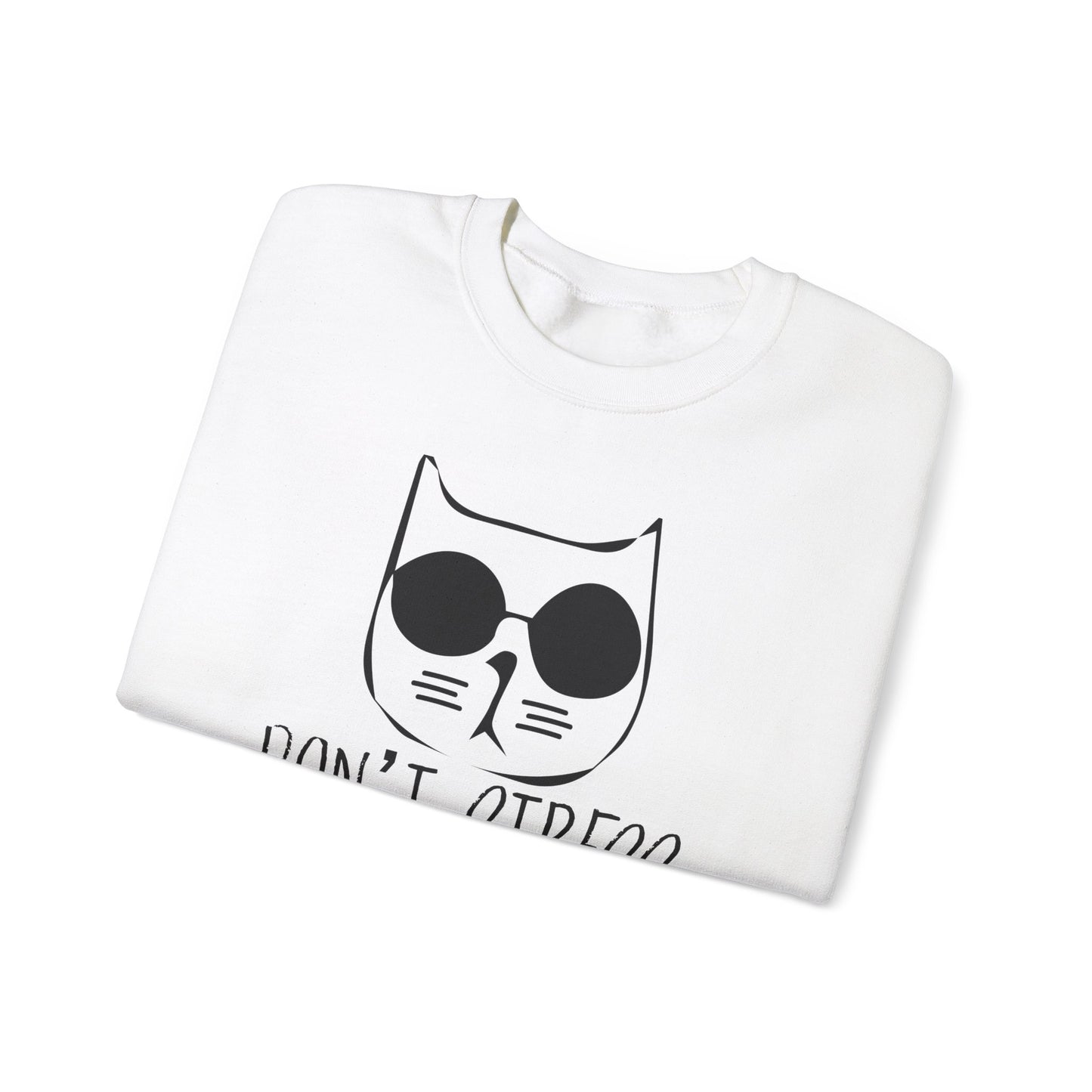 Don't Stress Meowt - Unisex Heavy Blend™ Crewneck Sweatshirt