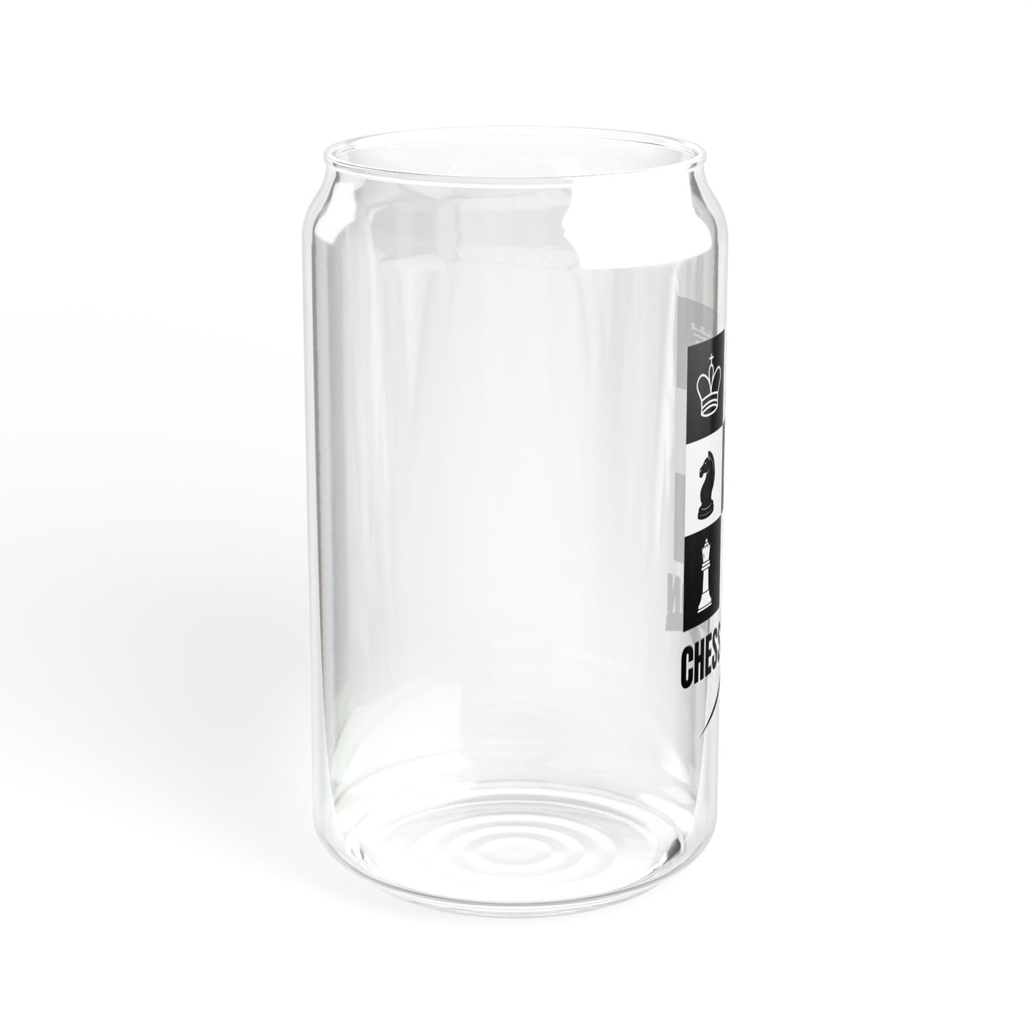 Chess Mode On - Sipper Glass, 16oz - 10788