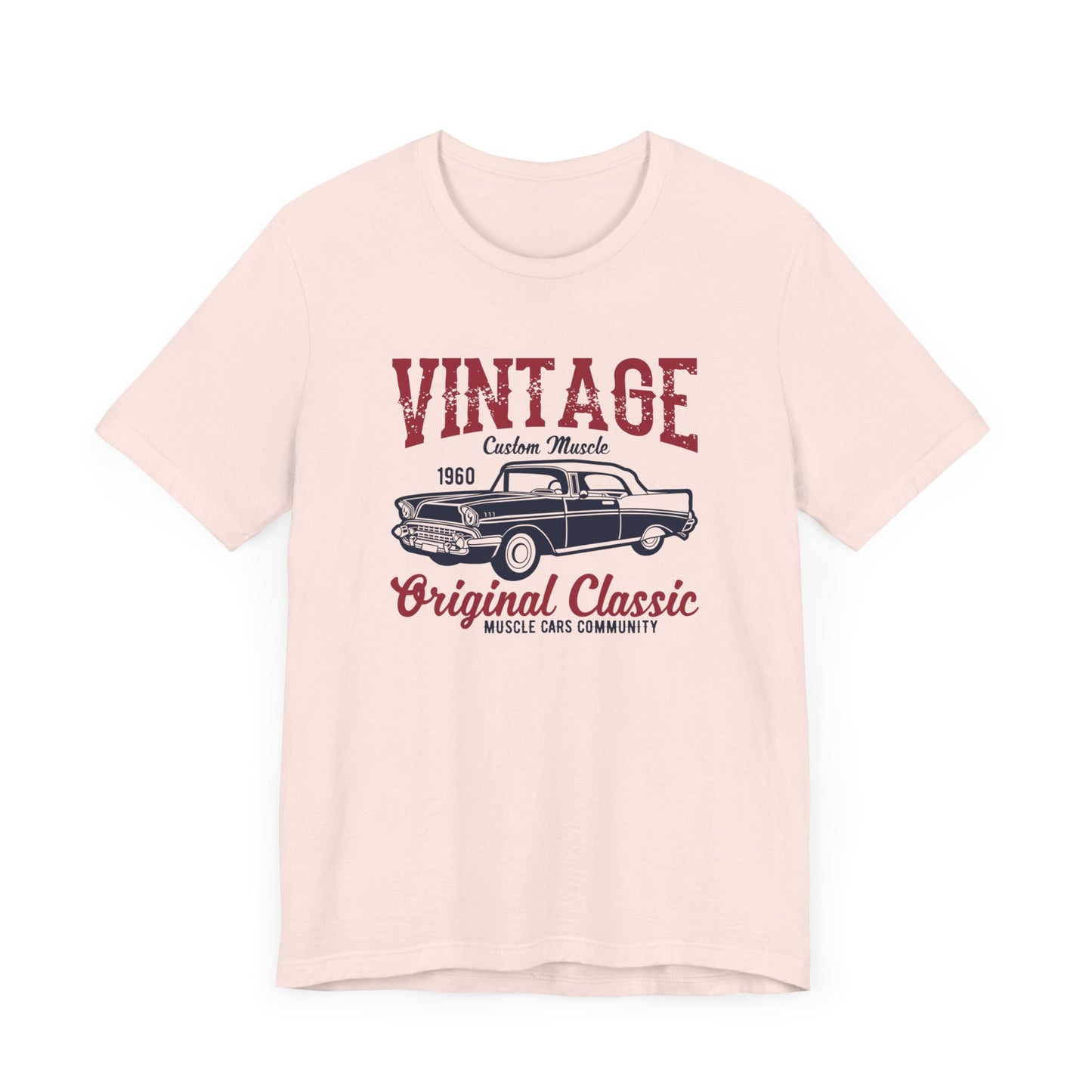 Vintage Custom Muscle, Original Classic - Unisex Jersey Short Sleeve Tee