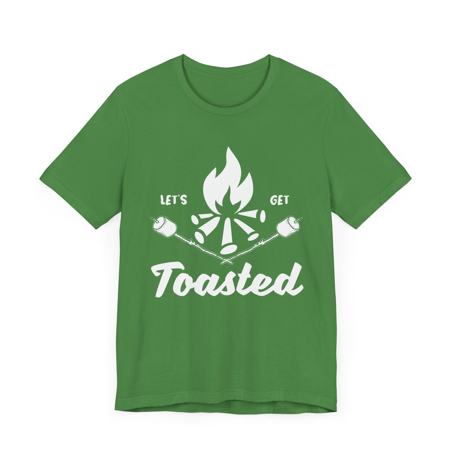 Camping: Let's Get Toasted - Unisex Jersey Short Sleeve Tee