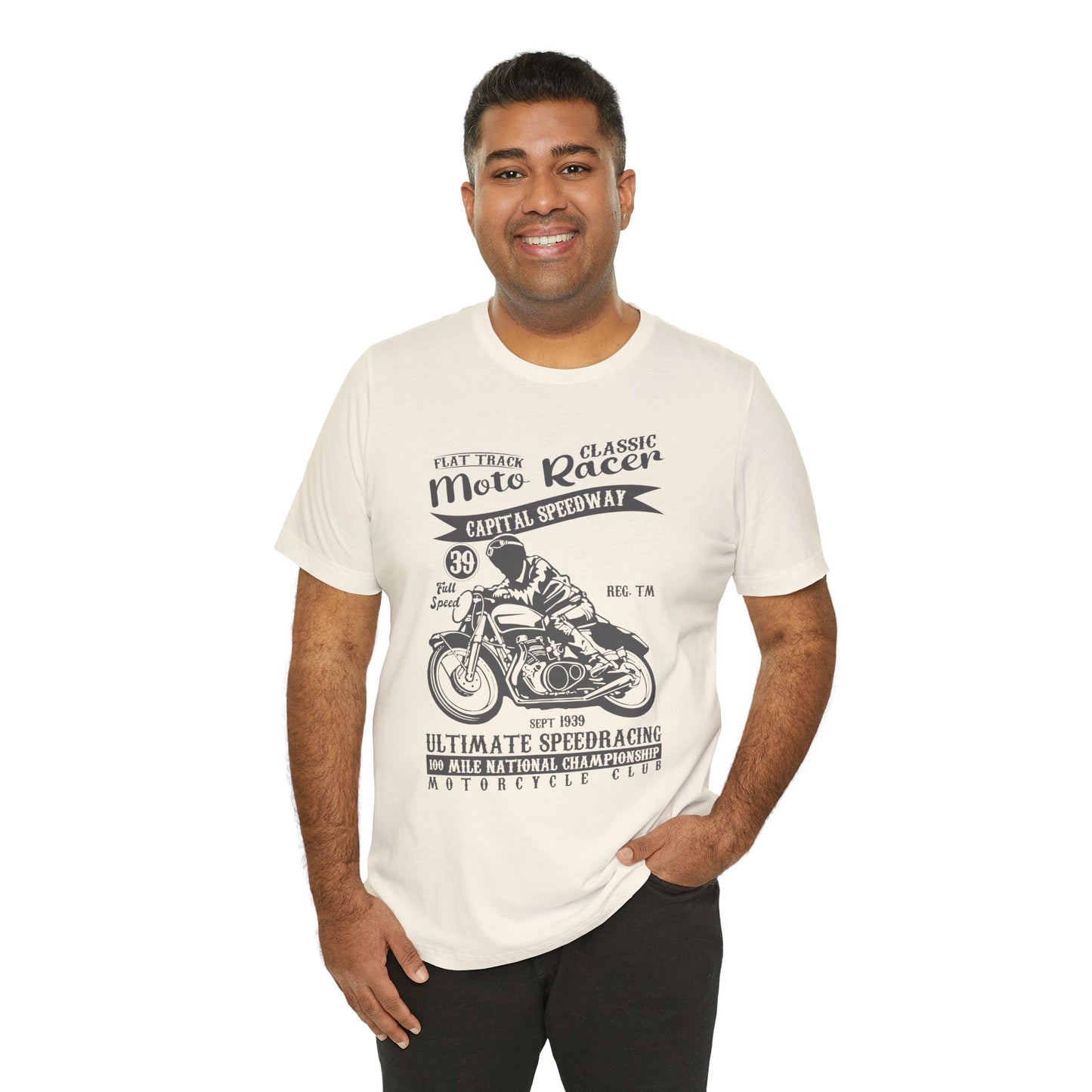 Classic Motor Racer - Unisex Jersey Short Sleeve Tee - 13296