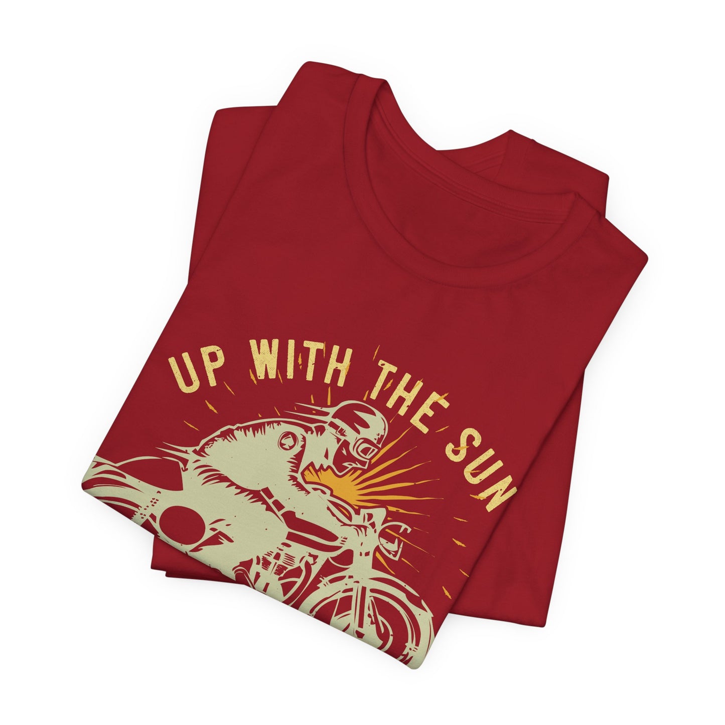 Up with the Sun, Gone with the Wind - Unisex Jersey Short Sleeve Tee - 13958