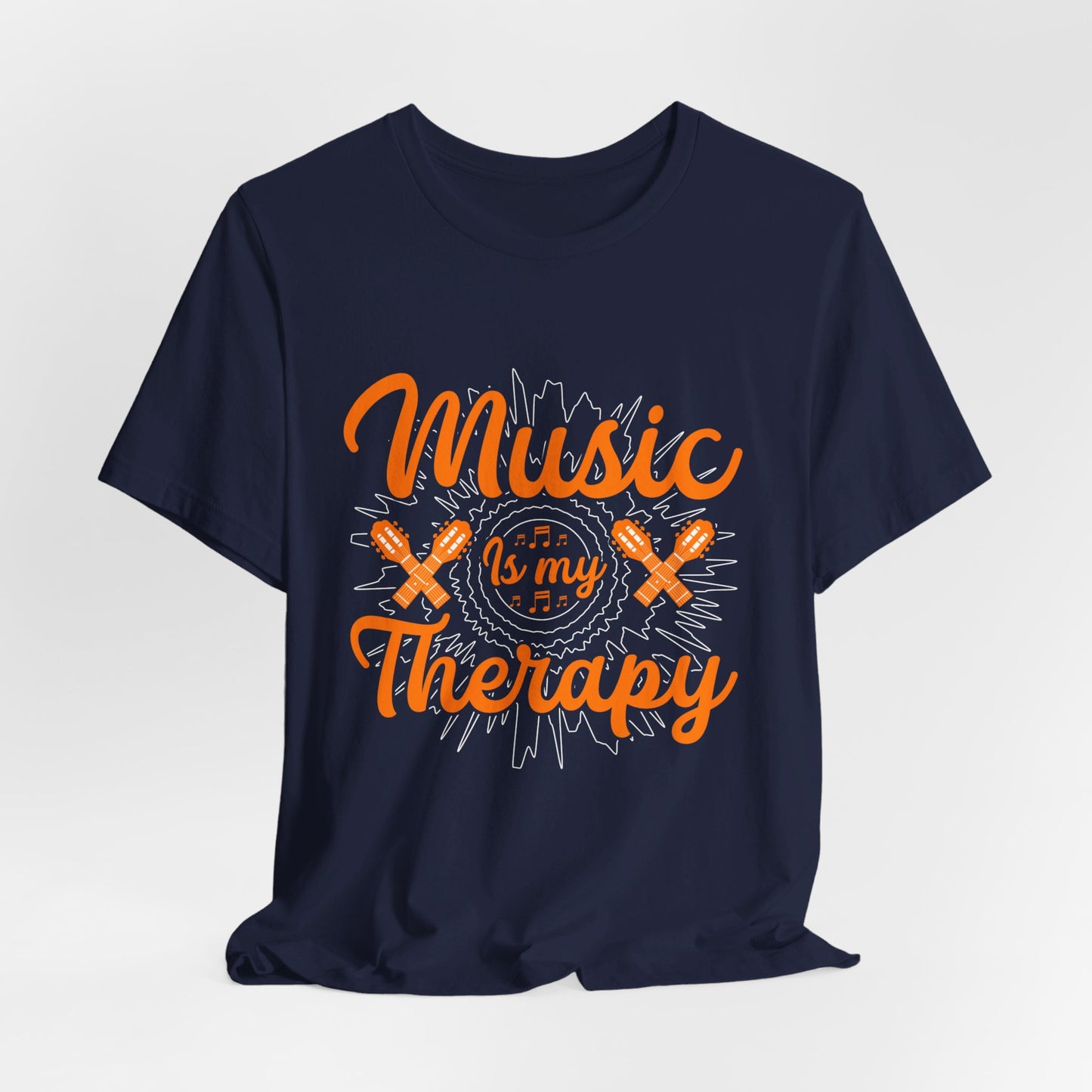 Music Is My Therapy - Unisex Jersey Short Sleeve Tee