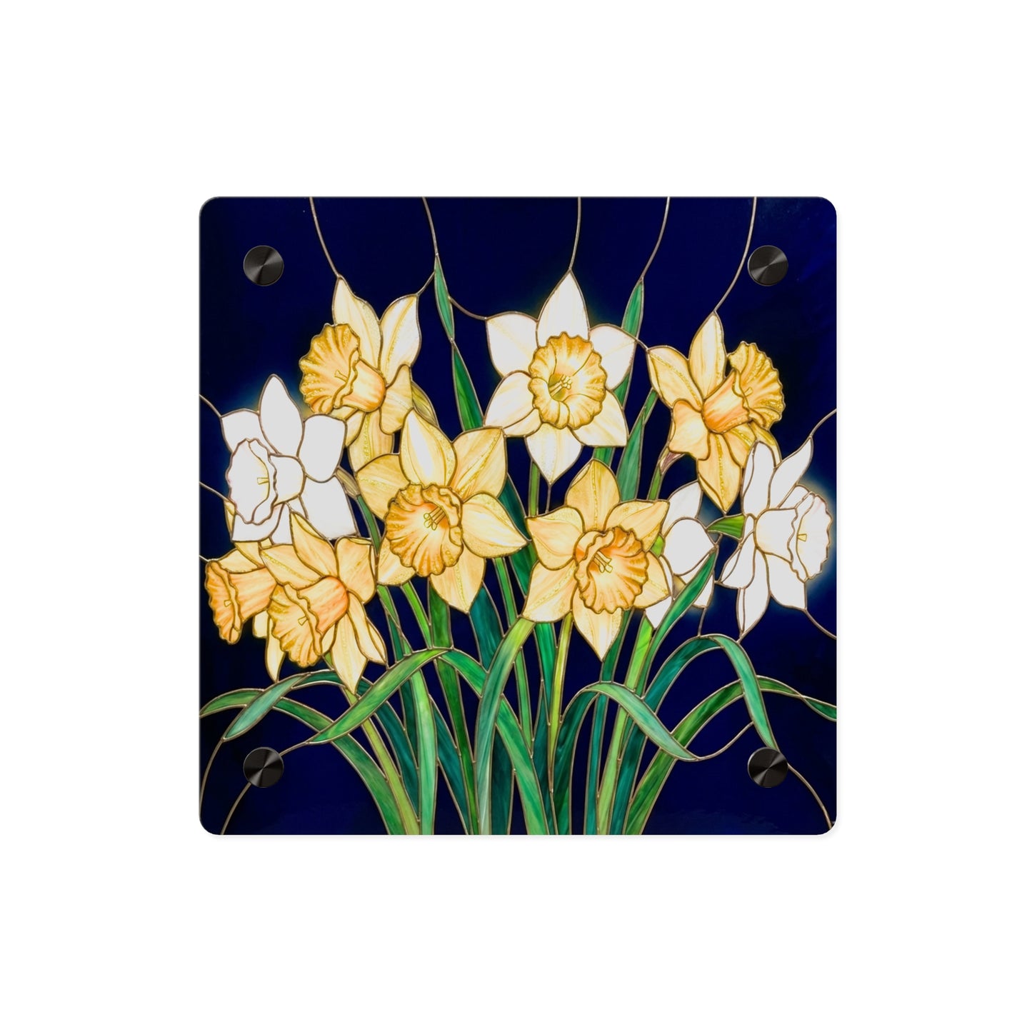 Daffodil Floral Acrylic Wall Art Panel - 14601