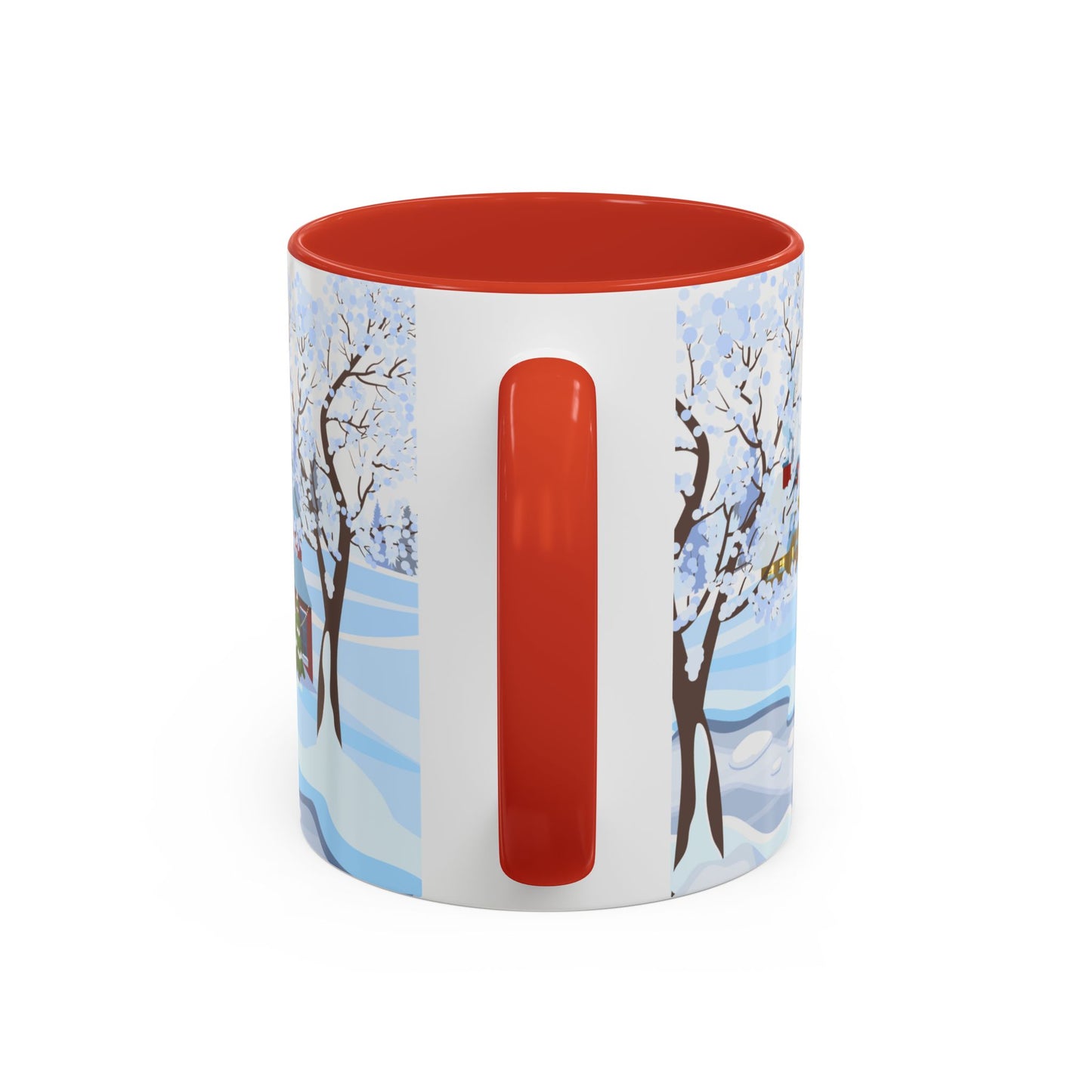 Winter Day Outside - Accent Coffee Mug (11, 15oz) - 10453