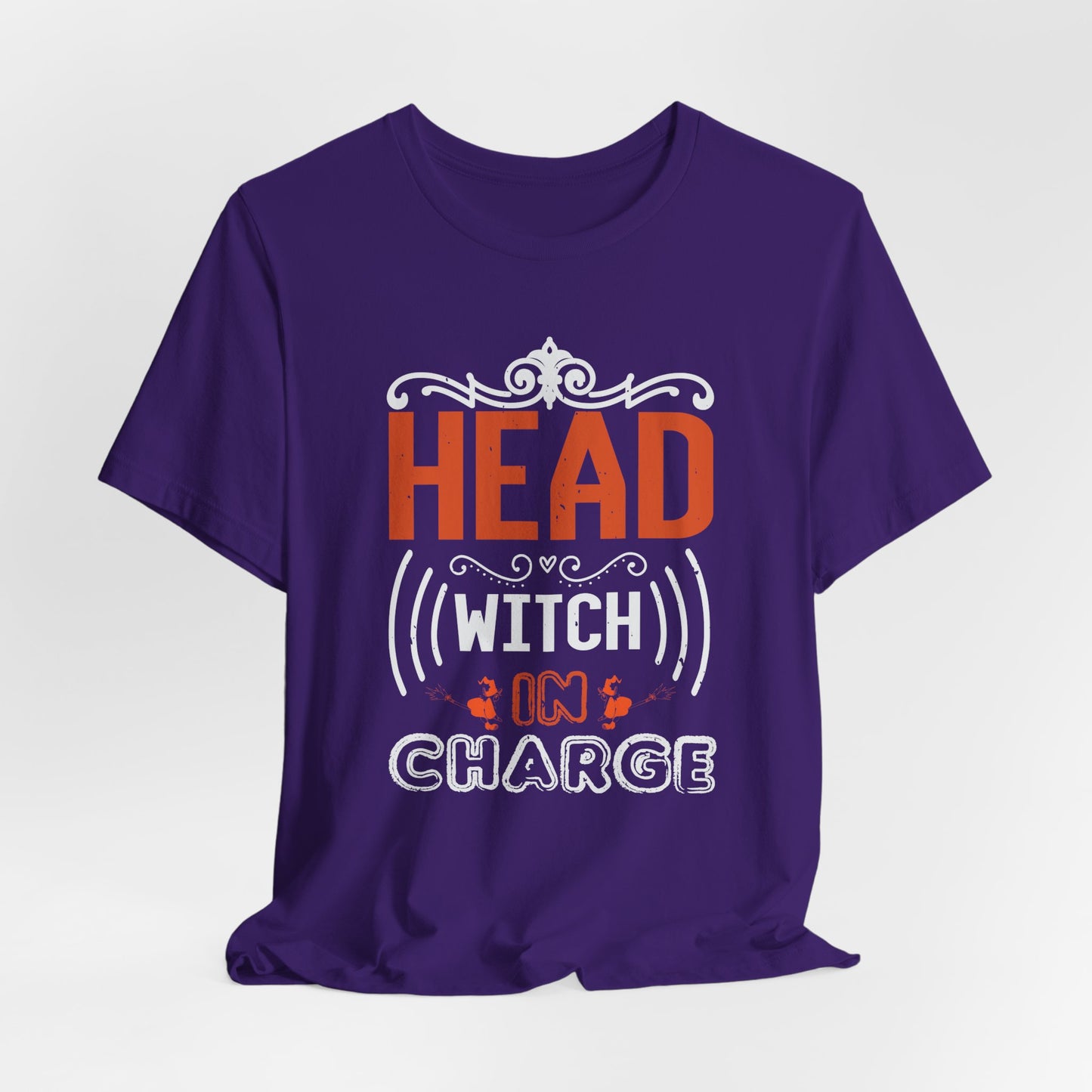 Head Witch in Charge - Unisex Jersey Short Sleeve Tee - 12419