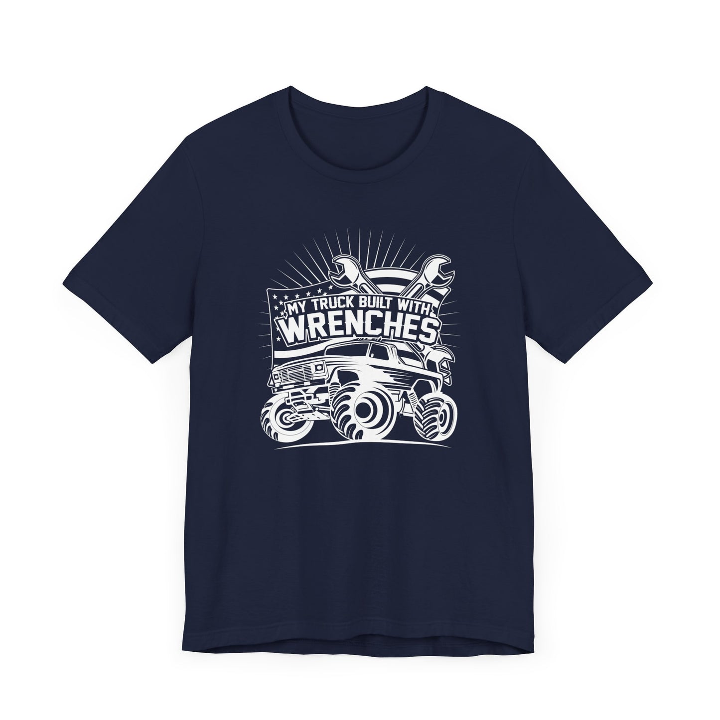 My Truck Built With Wrenches - Unisex Jersey Short Sleeve Tee