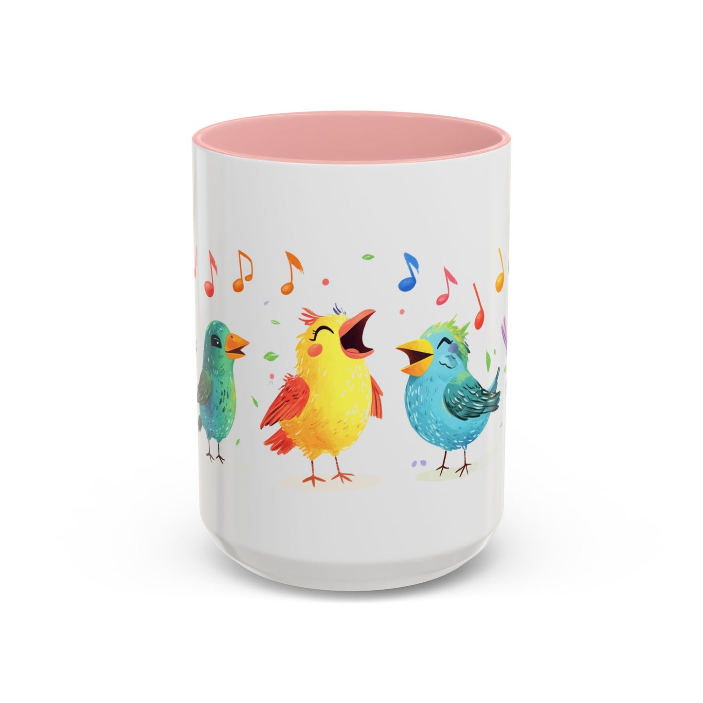 Colorful Birds - Accent Coffee Mug (11, 15oz)