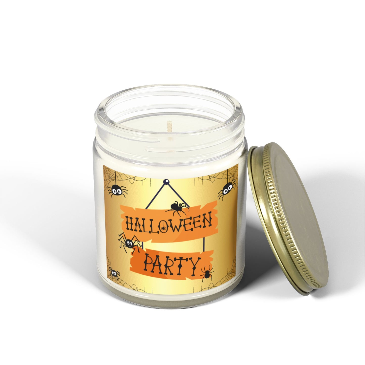 Halloween Party - Scented Coconut Apricot Candles (4oz, 9oz) - 14100
