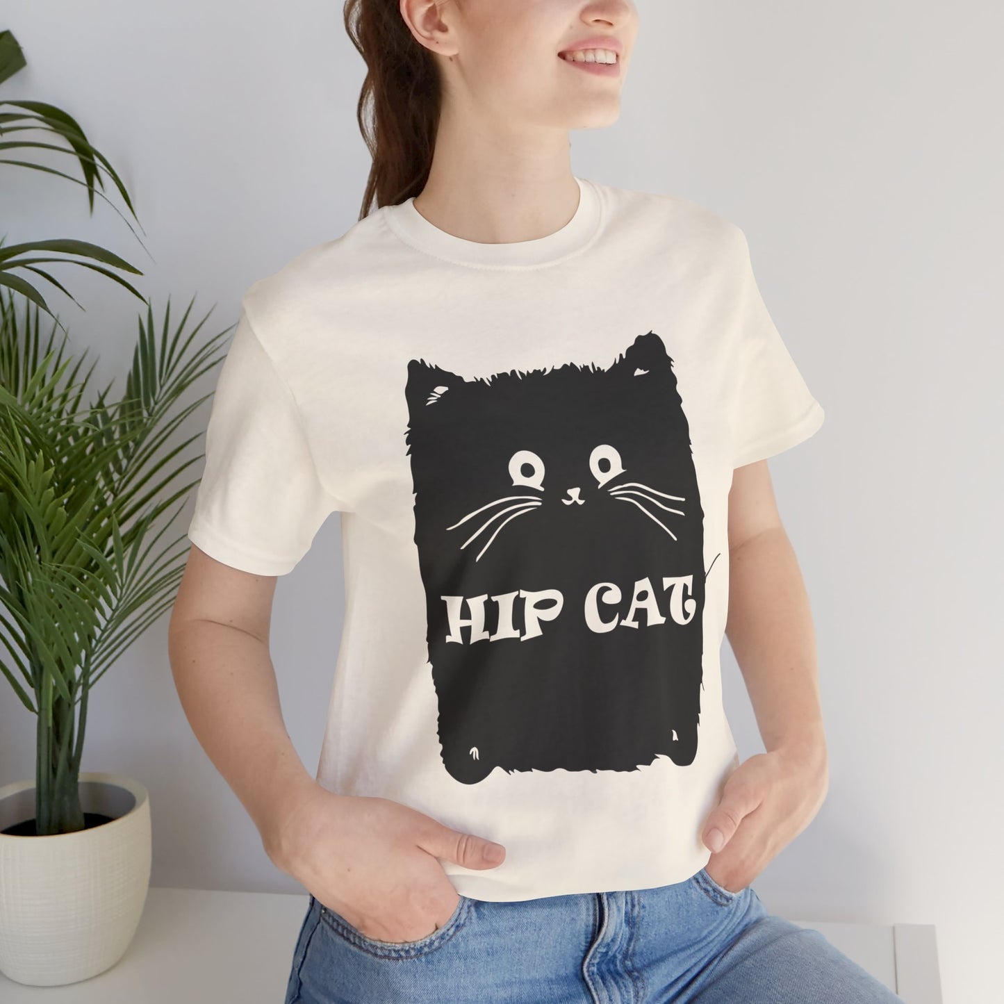 Hip Cat - Unisex Jersey Short Sleeve Tee