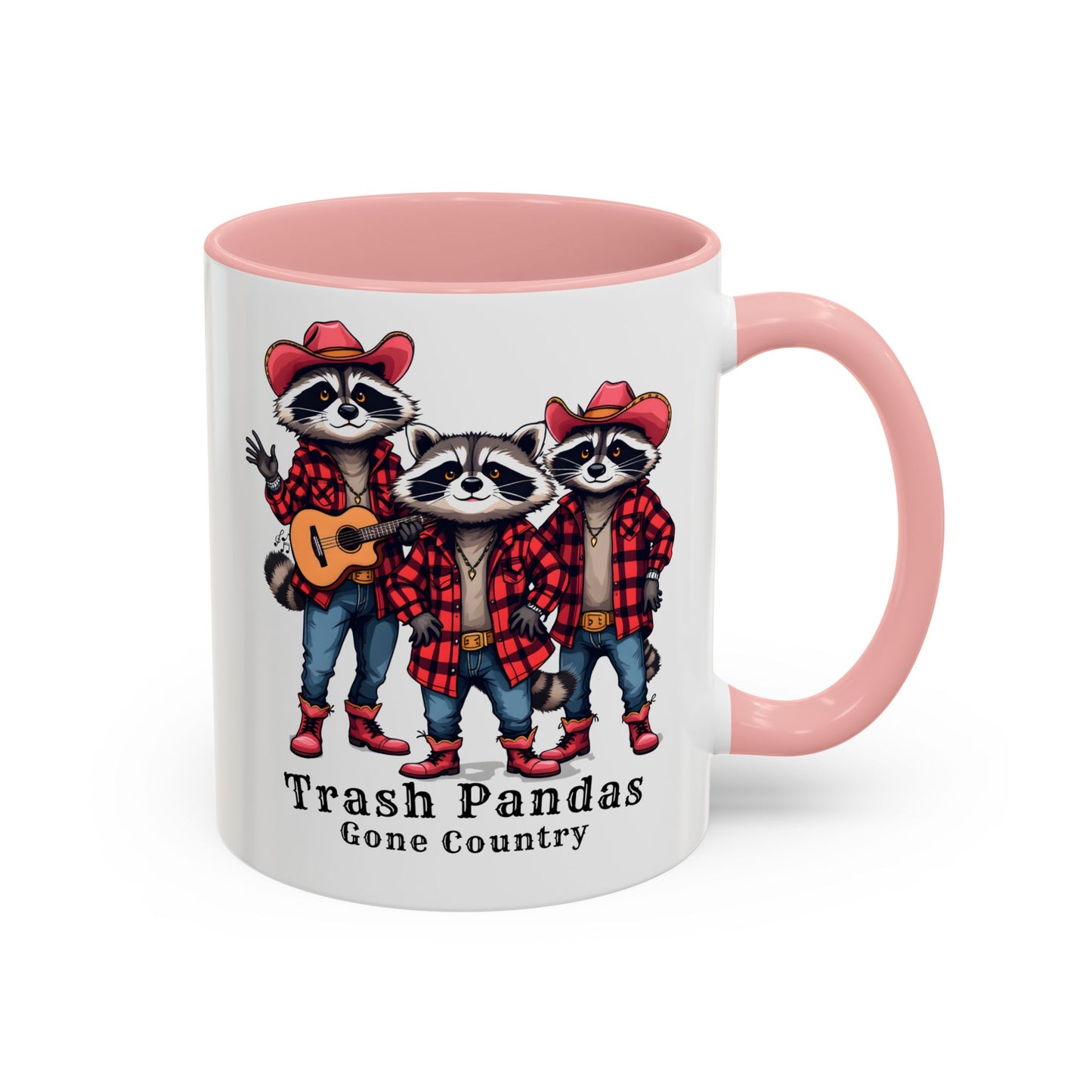 Trash Pandas Gone Country Mug – Funny Raccoon Band Coffee Mug Gift - 14860