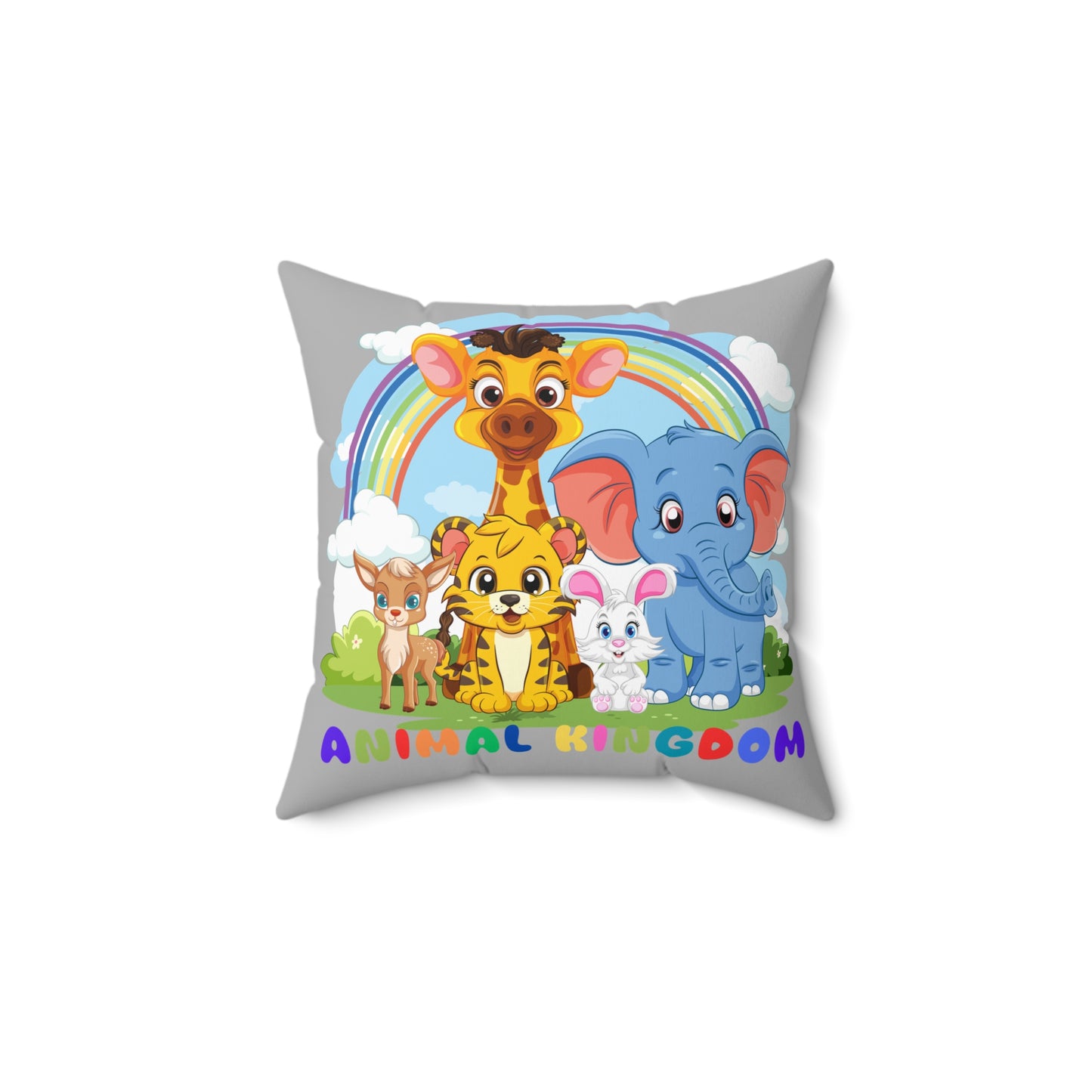 Animal Kingdom - Spun Polyester Square Pillow