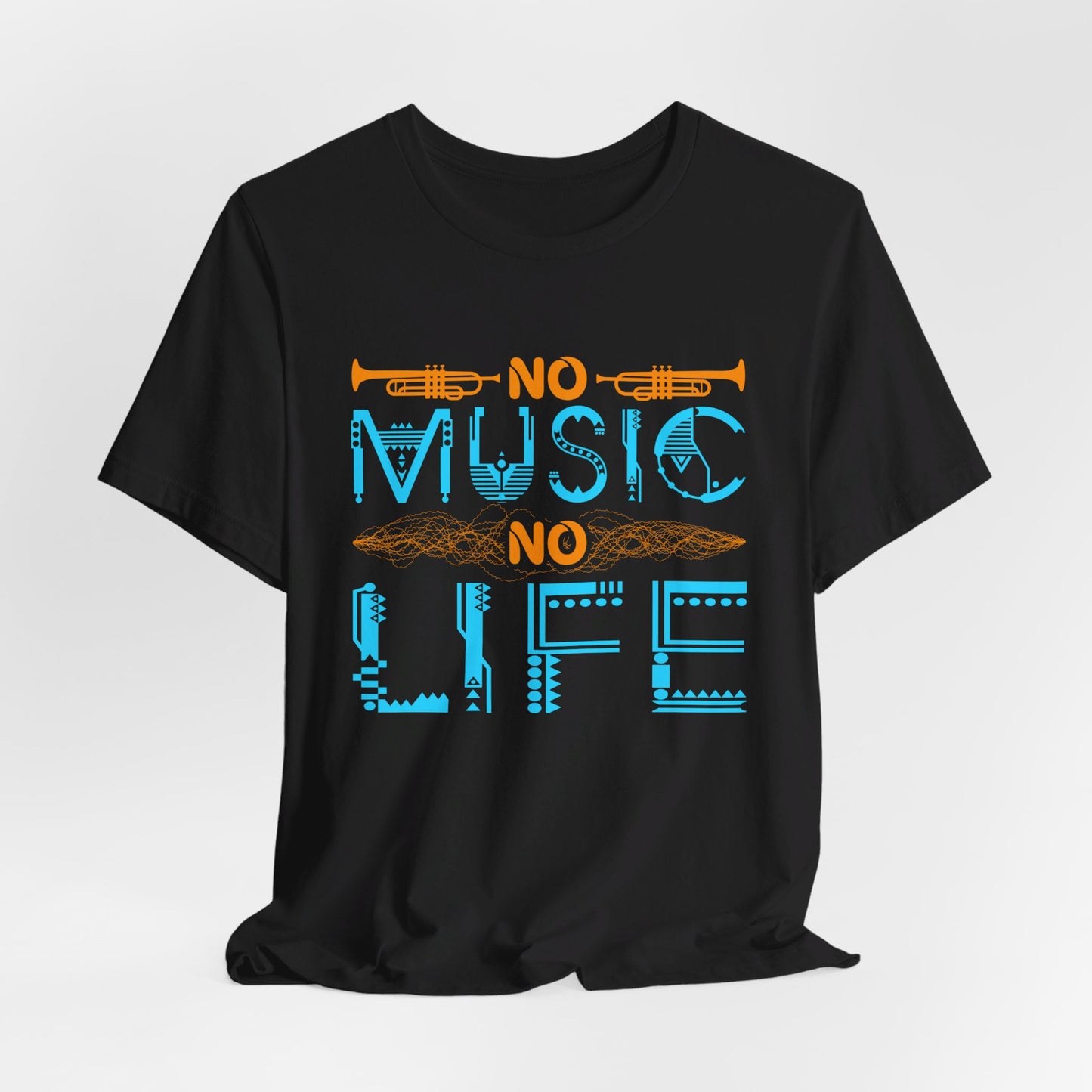 No Music No Life - Unisex Jersey Short Sleeve Tee