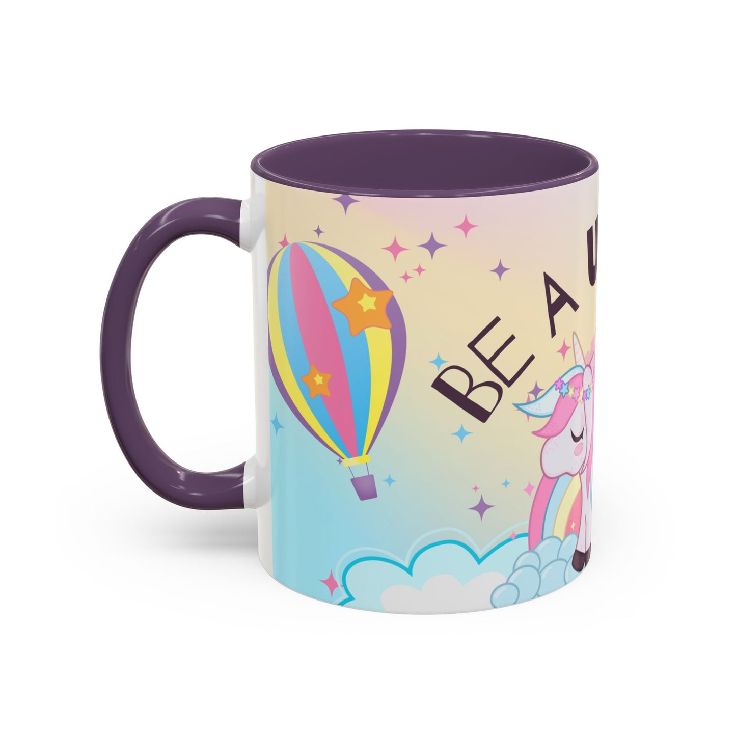 Be A Unicorn - Accent Coffee Mug (11, 15oz) - 11007