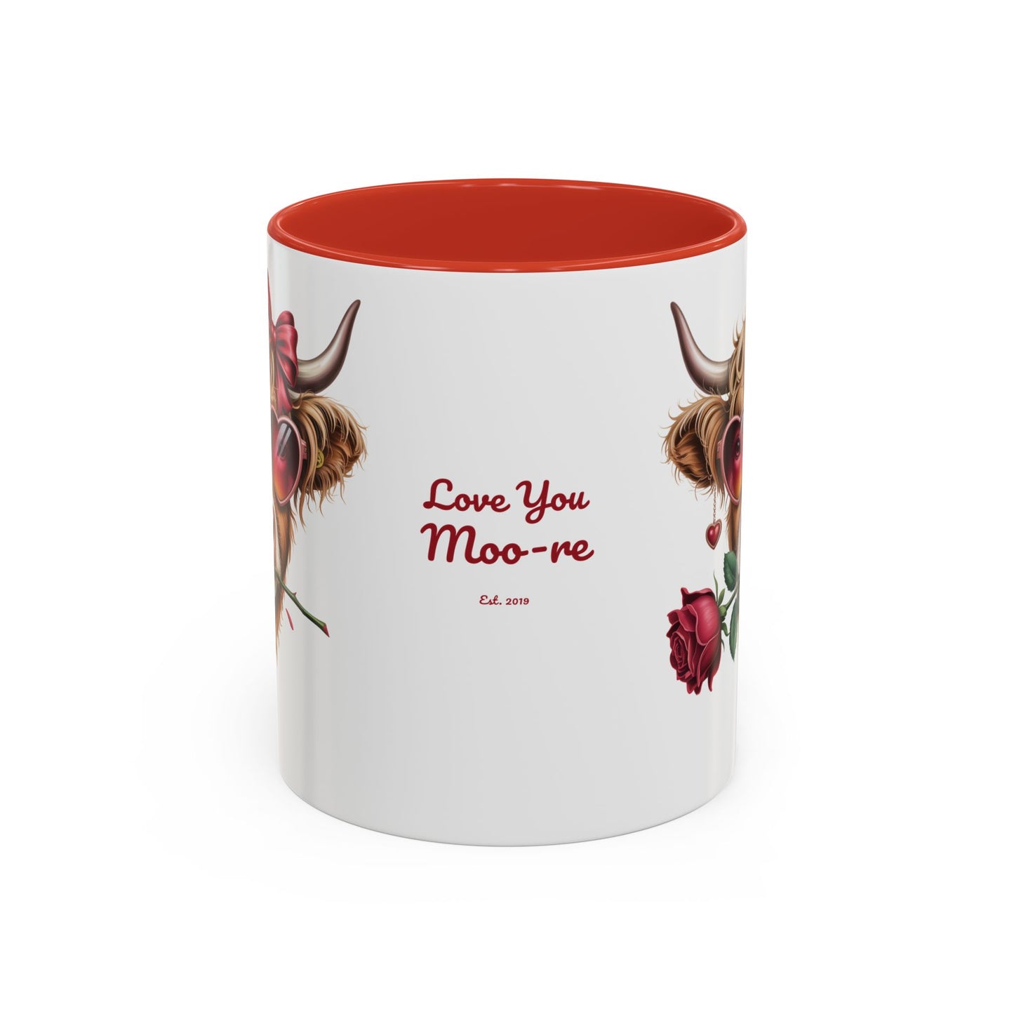 Love You Moo-re Personalized Mug — Custom Names & Established Date | Couple Gift (11oz / 15oz) - 14751