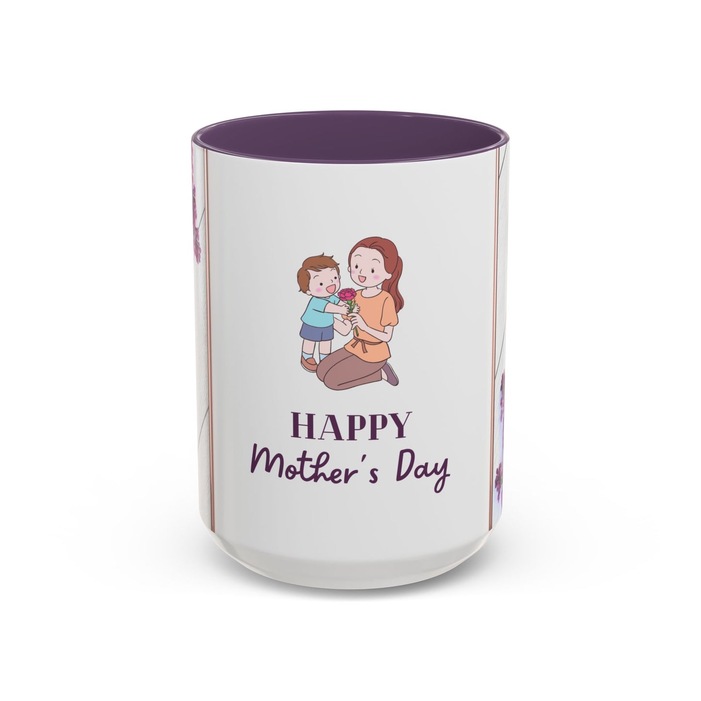 Happy Mother’s Day  - Accent Coffee Mug (11, 15oz) - 11757