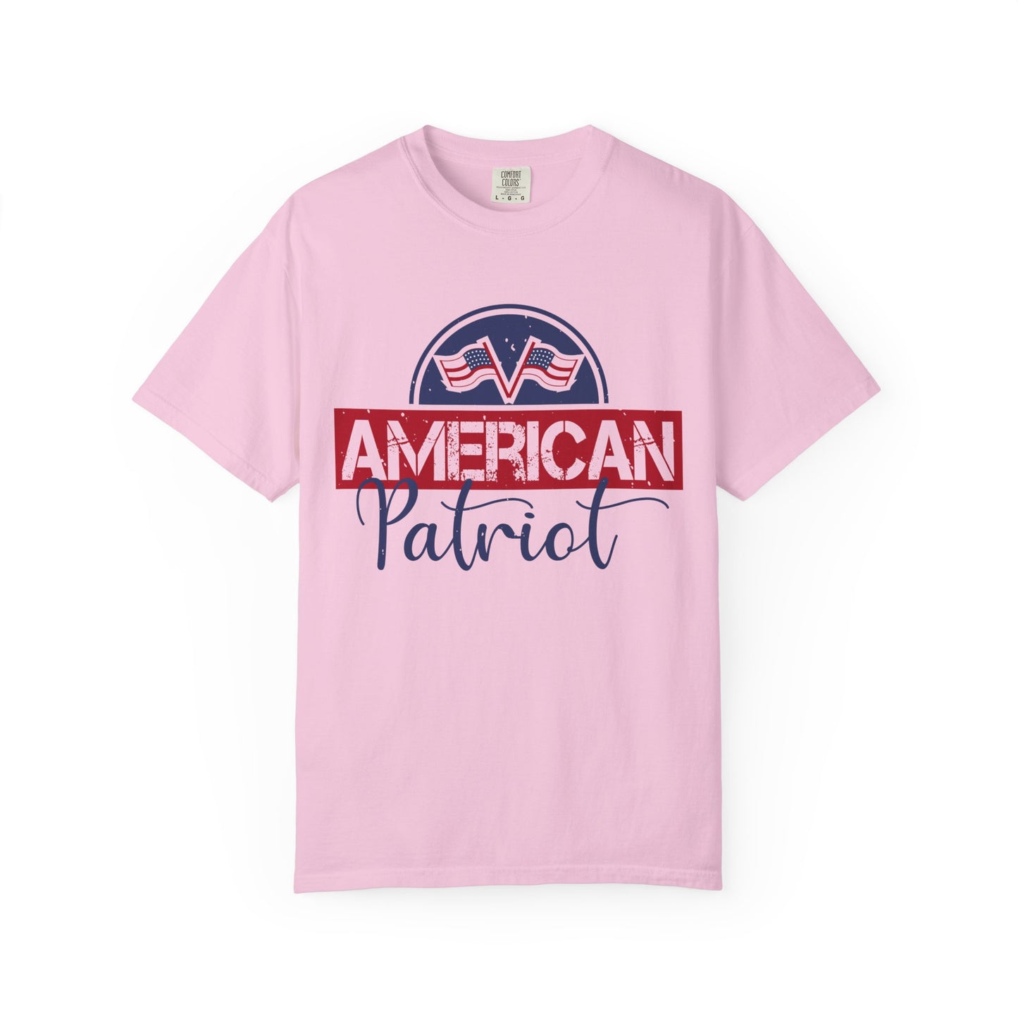 American Patriot Garment-Dyed T-Shirt, USA Pride Tee, 4th of July Shirt, Americana Apparel, Unisex Casual Wear - 13813