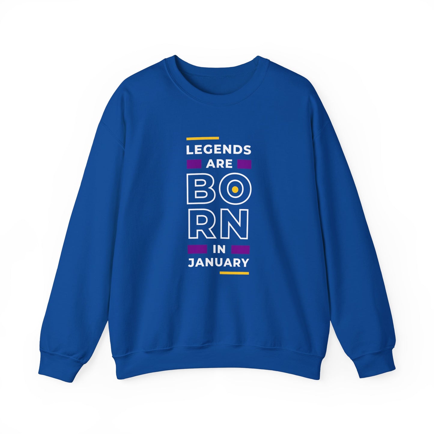 Legends are Born in January - Unisex Heavy Blend™ Crewneck Sweatshirt - 11202