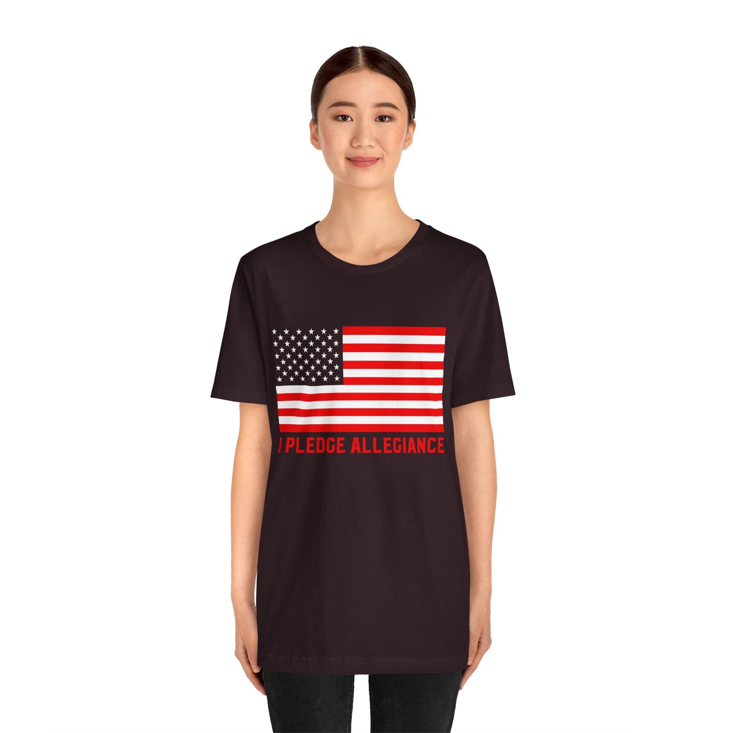Patriotic Pledge Tee, Unisex T-Shirt for Celebrating Freedom, Independence Day Shirt Gift for Patriots - 13697