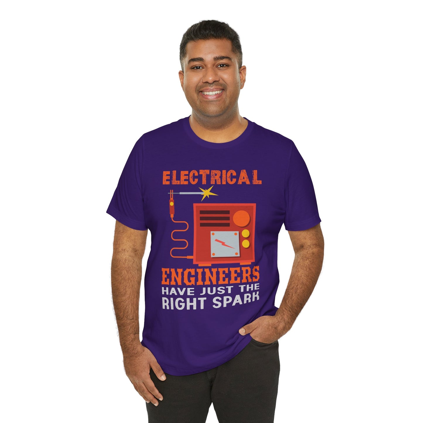 Electrical Engineers Have Just The Right Spark - Unisex Jersey Short Sleeve Tee - 13617