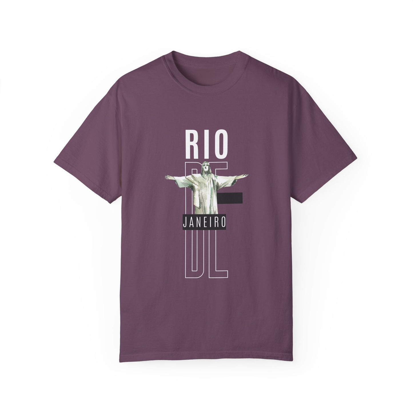 Rio de Janeiro Unisex Garment-Dyed T-Shirt - 12049