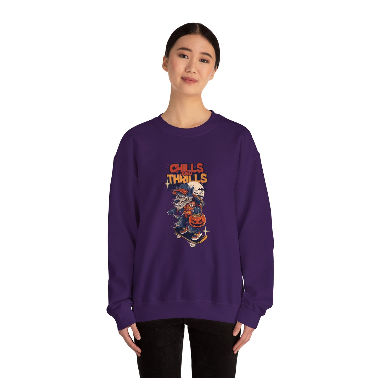 Chills & Thrills - Unisex Heavy Blend™ Crewneck Sweatshirt