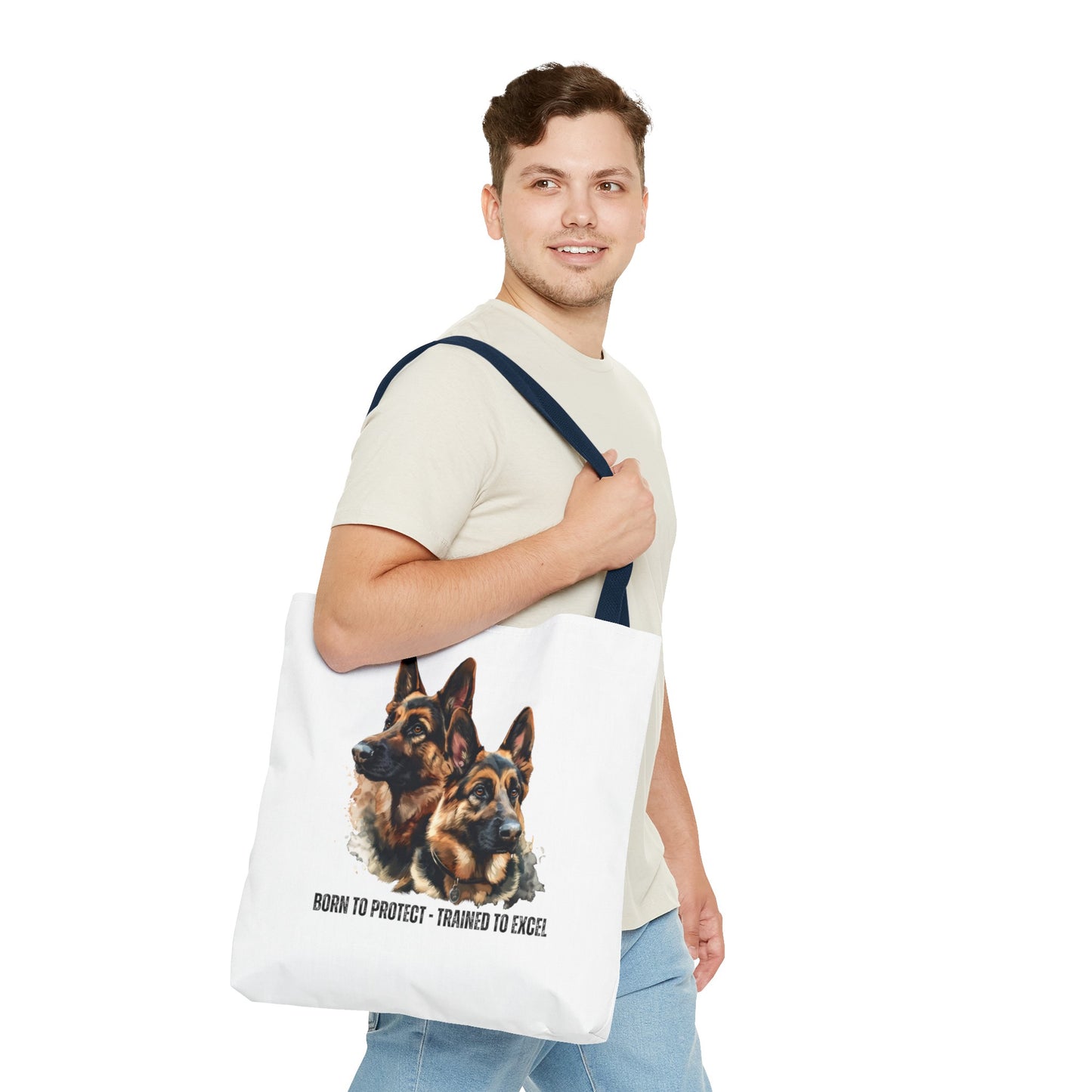 German Shepherds: Born to Protect - Tote Bag