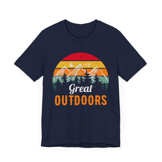Camping: Great Outdoors - Unisex Jersey Short Sleeve Tee - 12639
