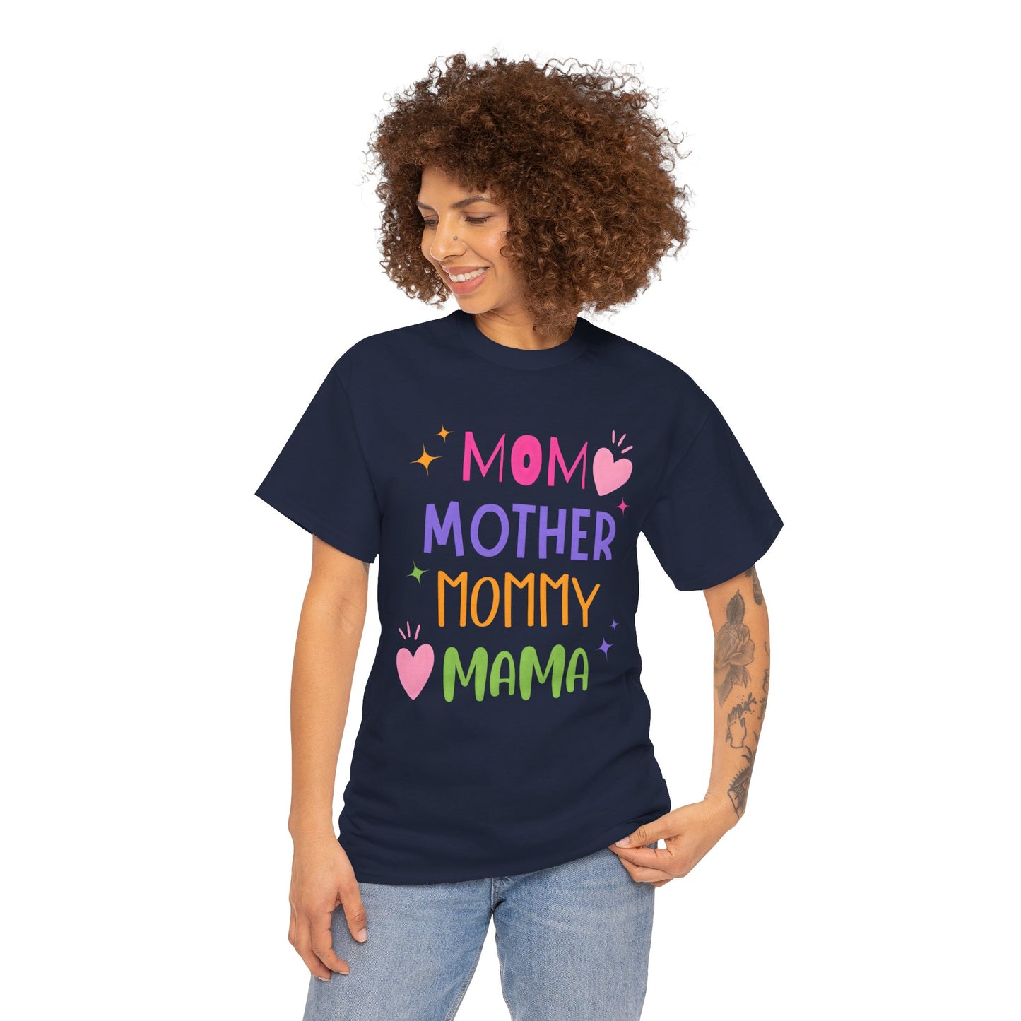 Colorful Mom Mama T-Shirt – Cute Mother’s Day Gift Tee - 14873