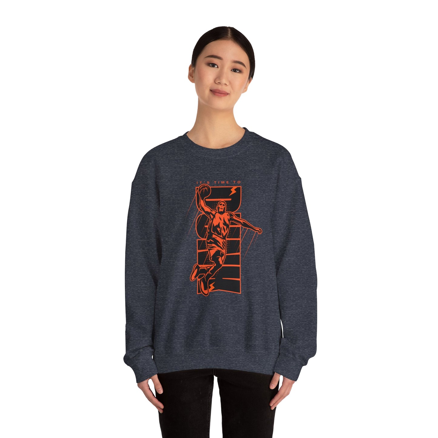 It's Time to Dunk - Unisex Heavy Blend™ Crewneck Sweatshirt - 10575