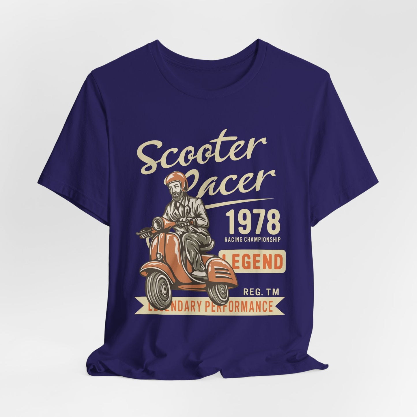 Scooter Racer - Unisex Jersey Short Sleeve Tee - 13376