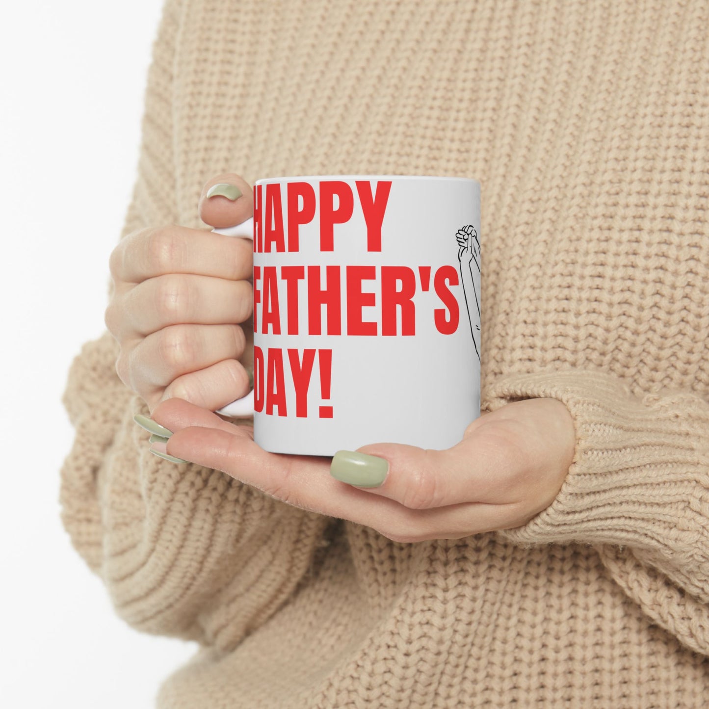 Happy Father's Day Ceramic Mug - 11oz & 15oz - 12894