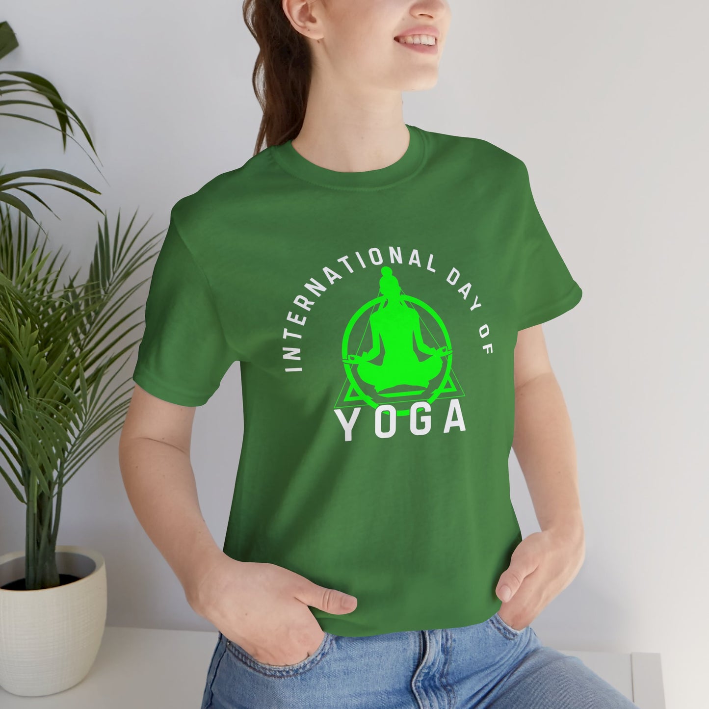 International Day Of Yoga - Unisex Jersey Short Sleeve Tee