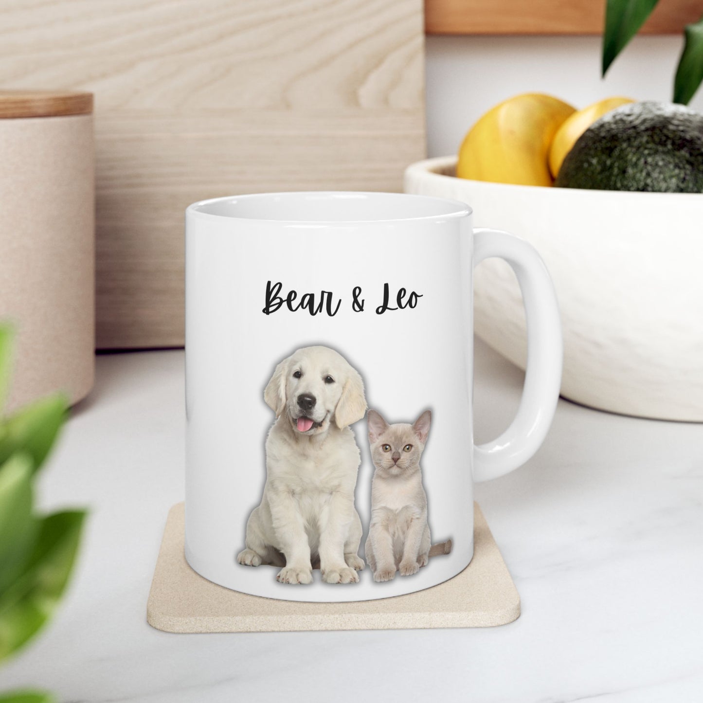 Custom Dog Ceramic Mug | 11oz & 15oz - 14174