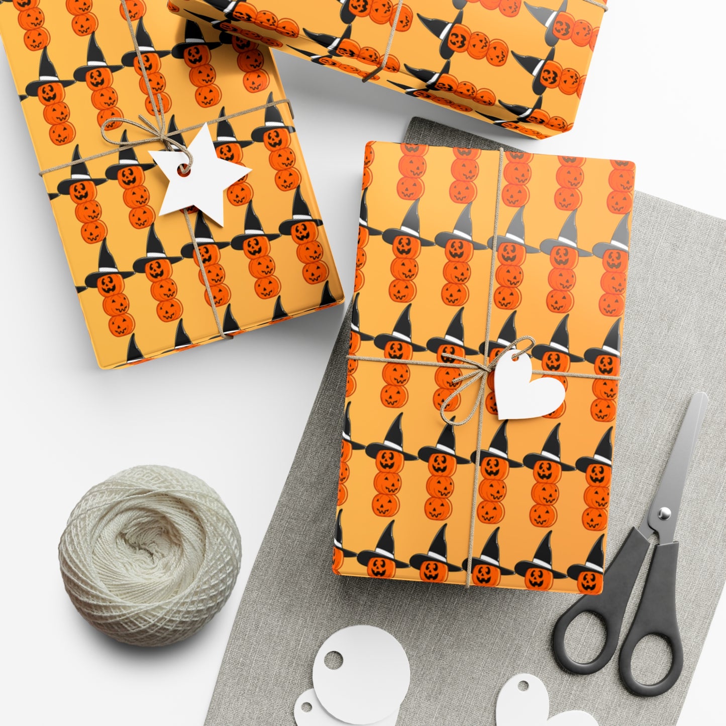 Pumpkin with Hat - Gift Wrap Papers - 13766